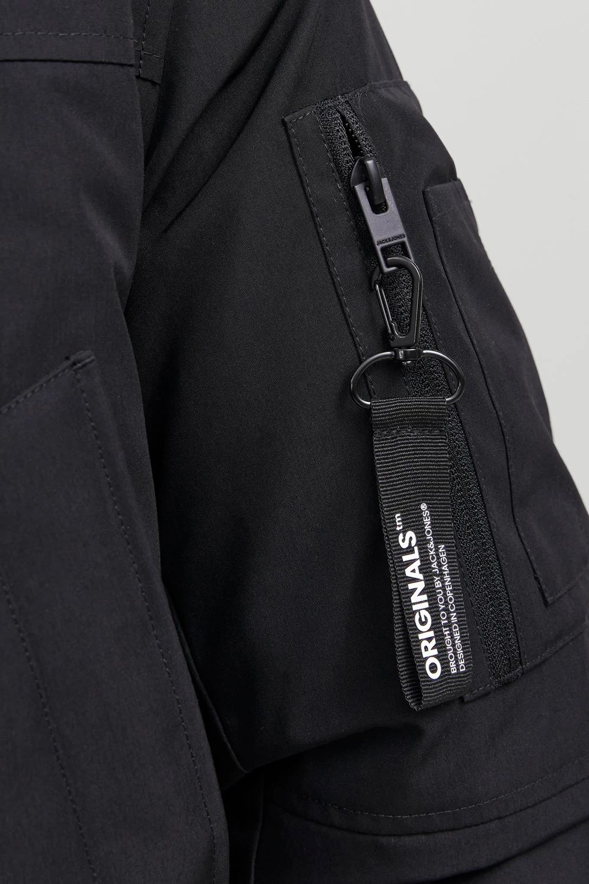 Jack & Jones Erkek Parka 12238906 Siyah