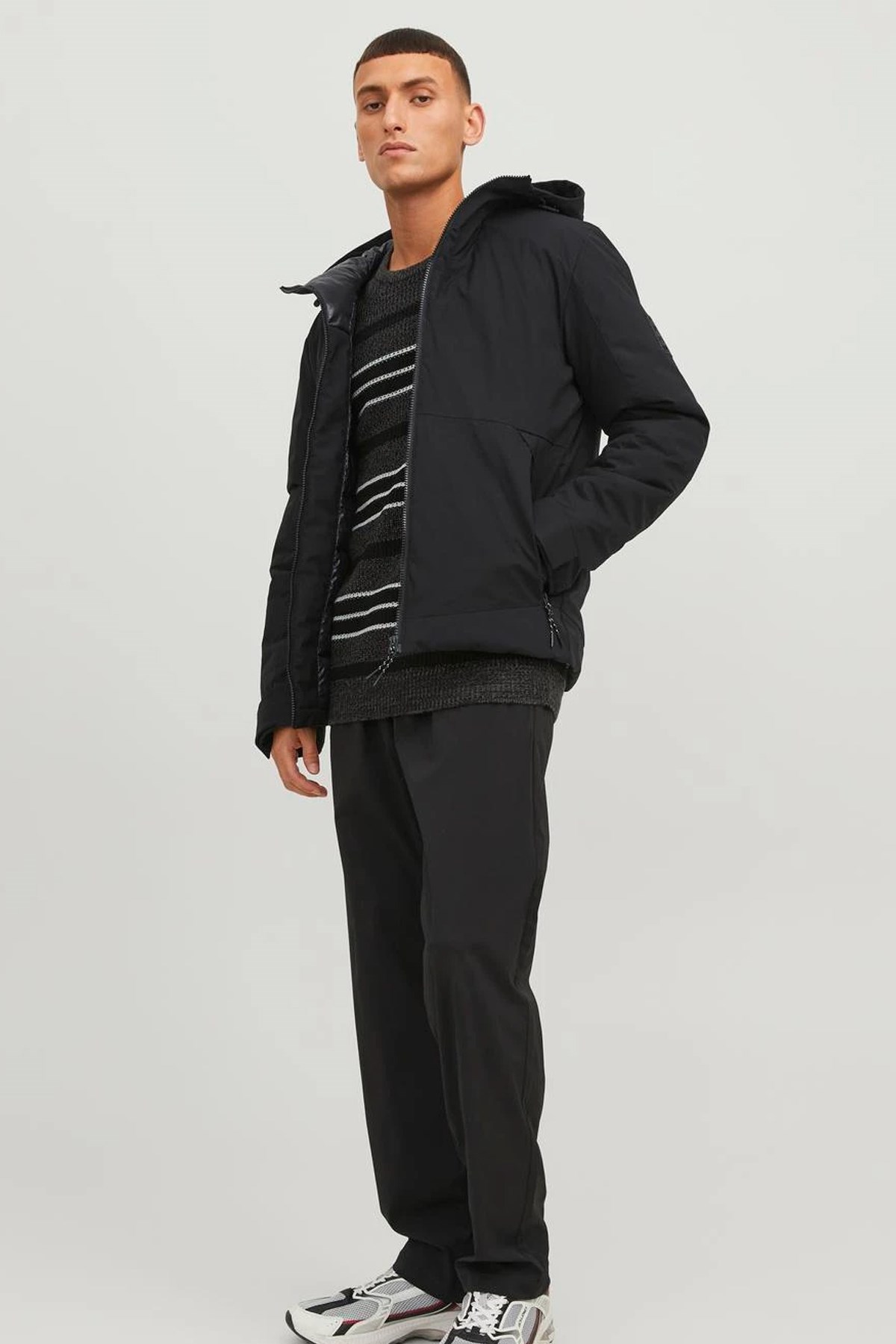 Jack & Jones Erkek Mont 12238978 Siyah