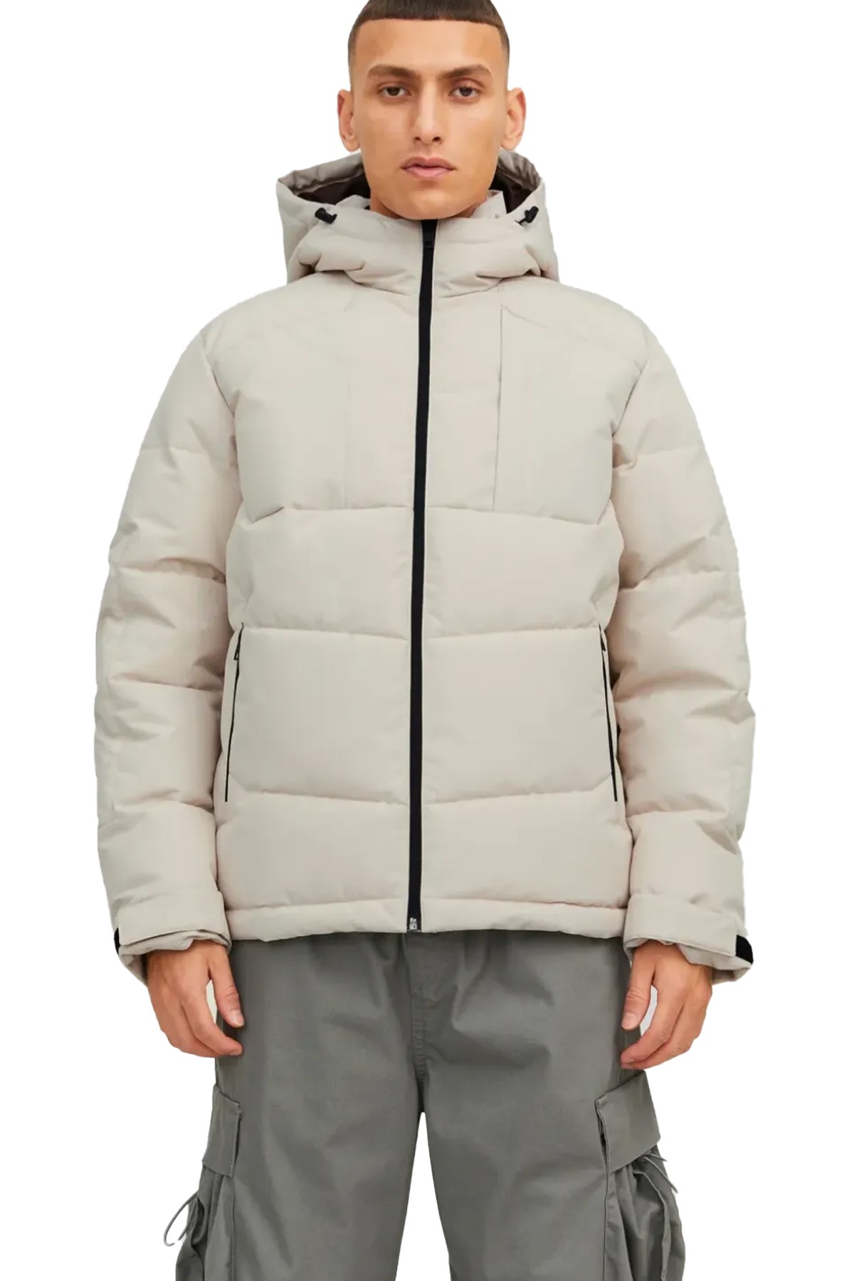 Jack & Jones Erkek Mont 12239001 Beyaz