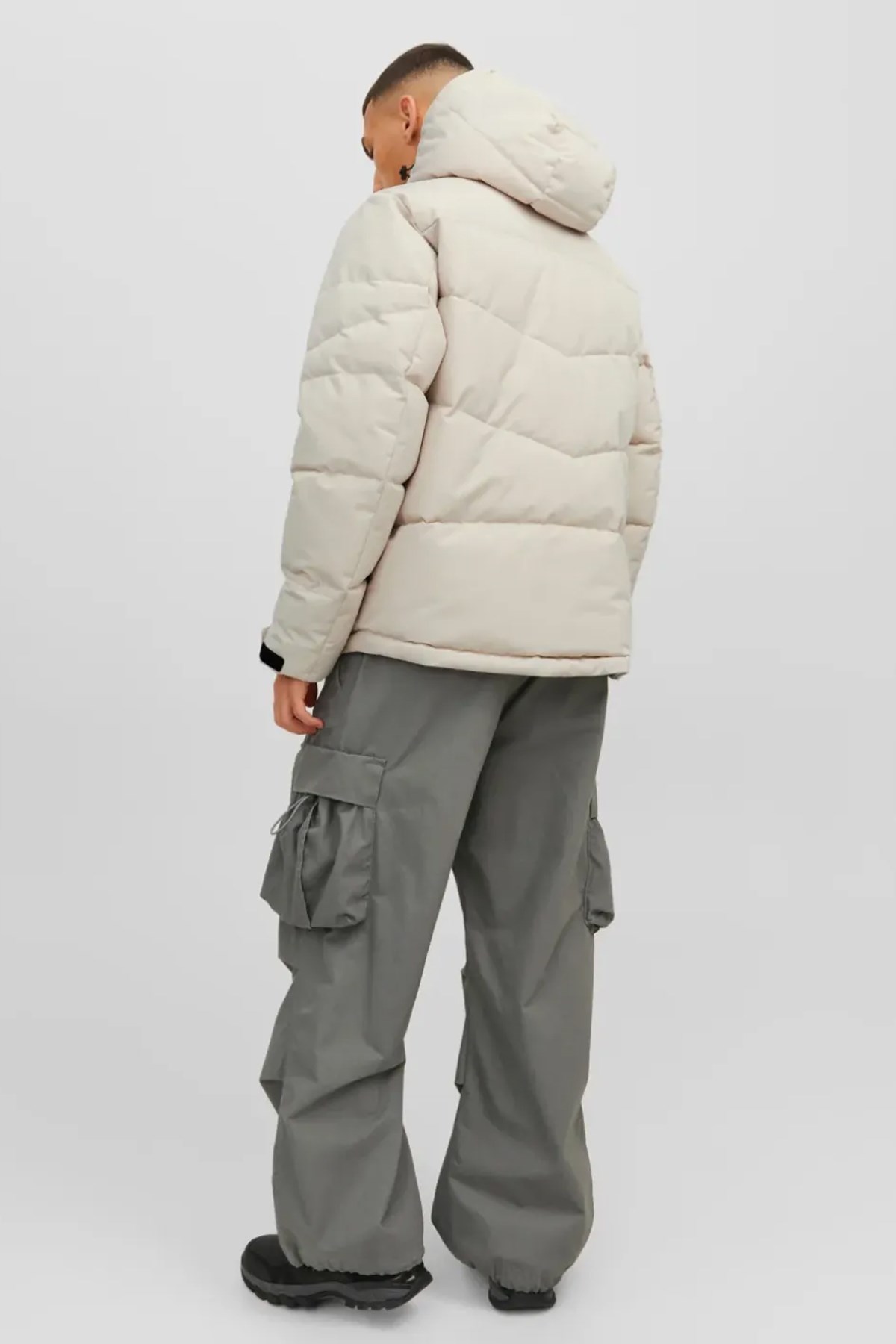 Jack & Jones Erkek Mont 12239001 Beyaz