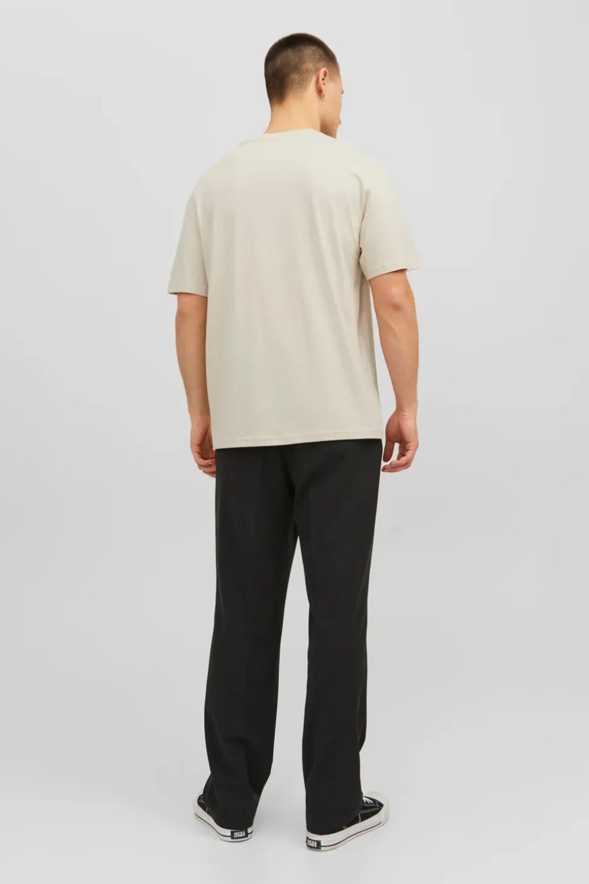 Jack & Jones Erkek Tişört 12240121 Krem