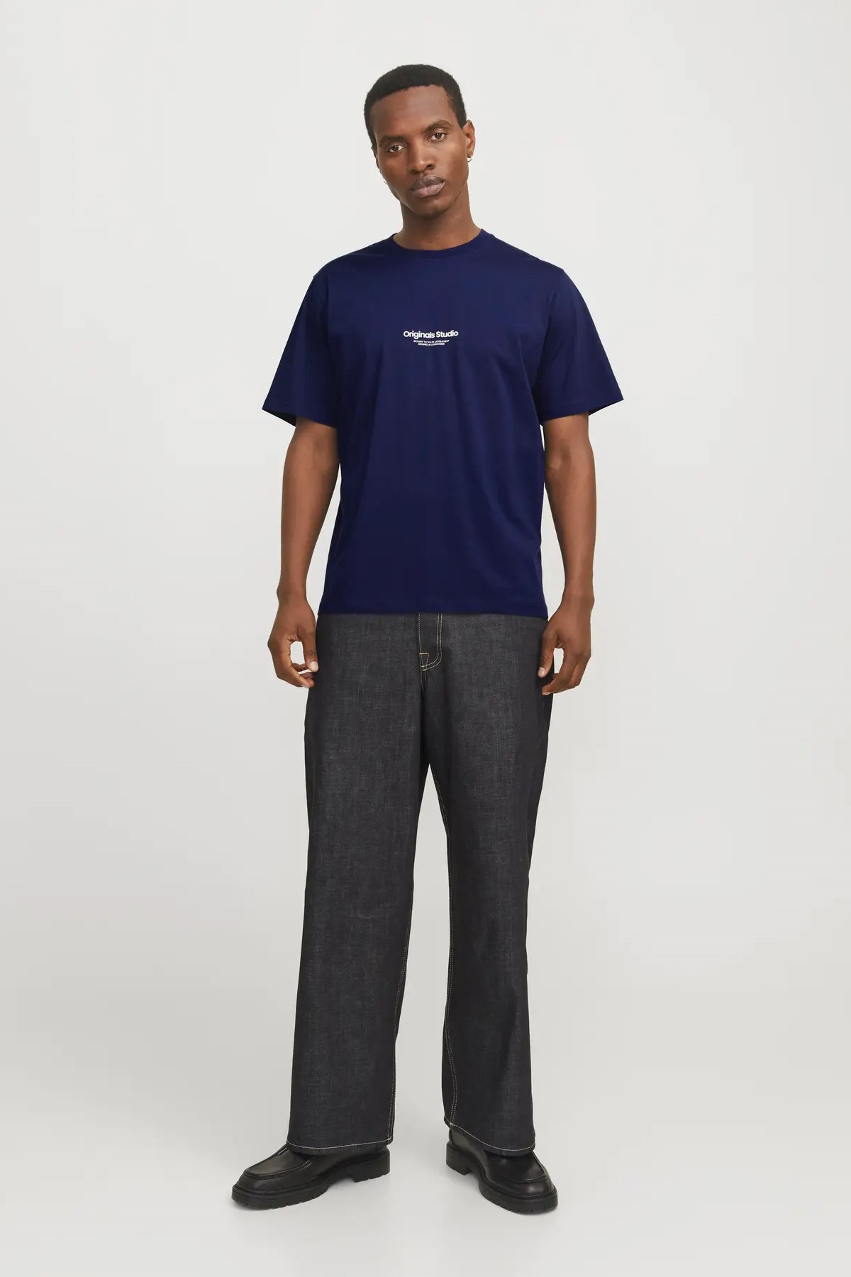 Jack & Jones Erkek Tişört 12240121 Lacivert