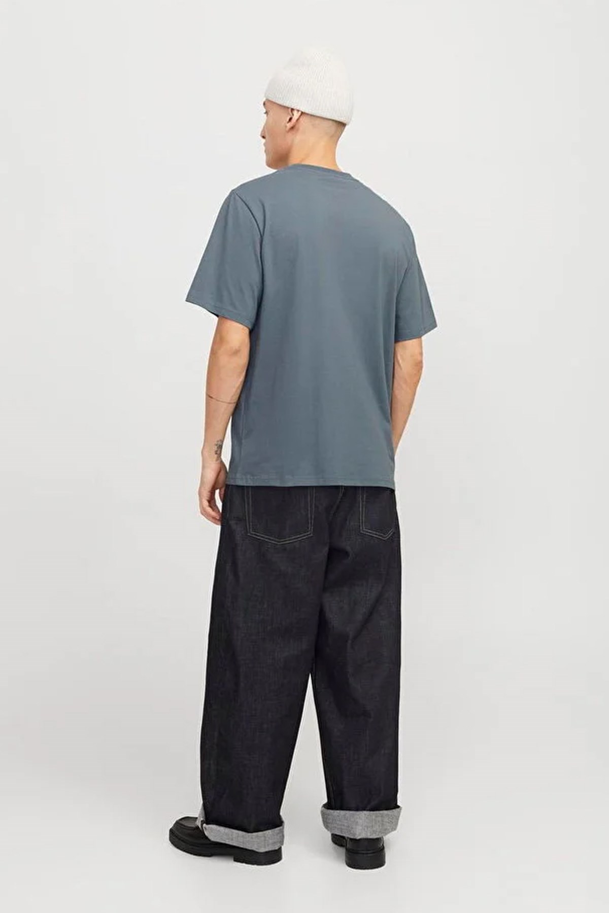 Jack & Jones Erkek Tişört 12240121 Mavi