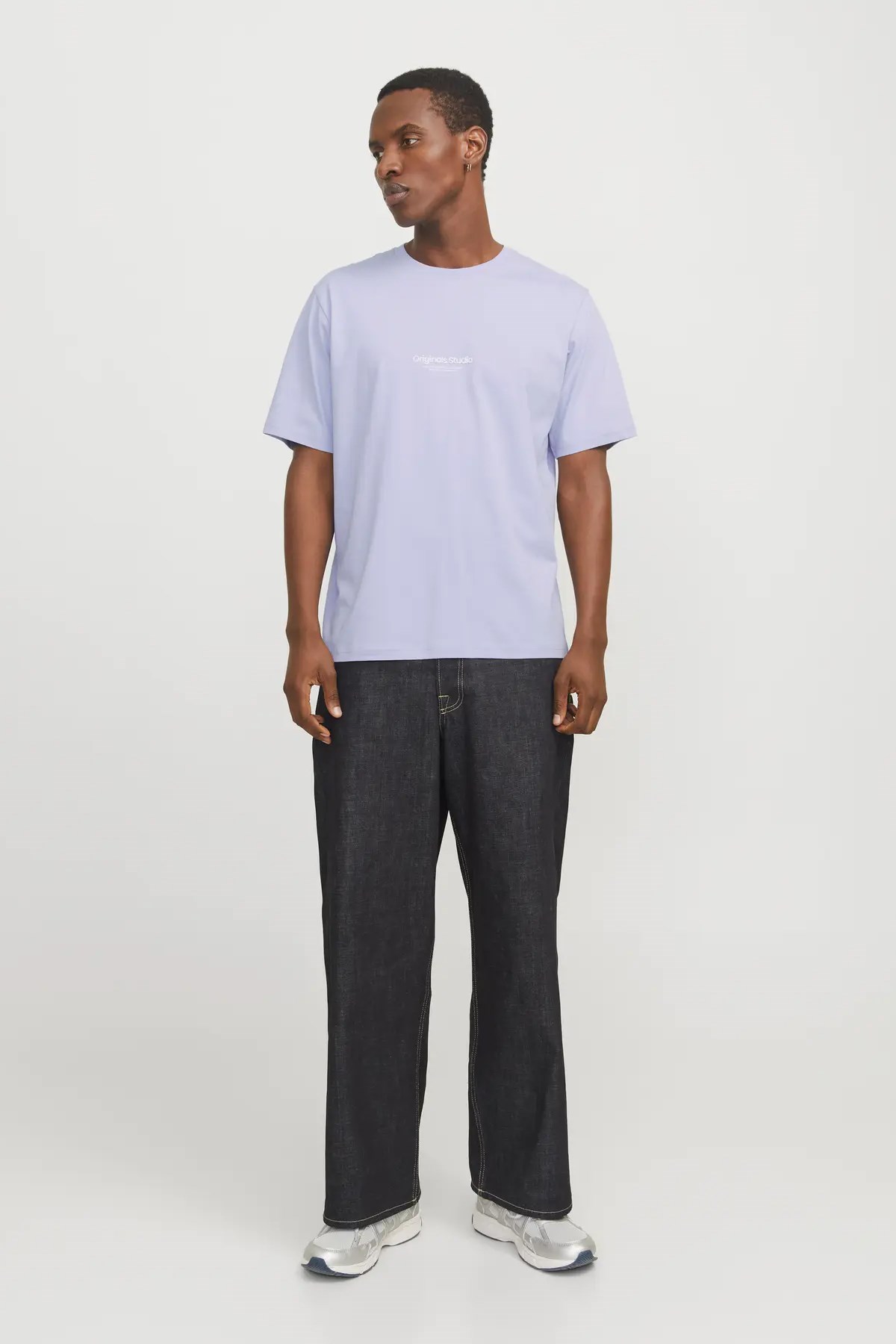 Jack & Jones Erkek Tişört 12240121 Mor