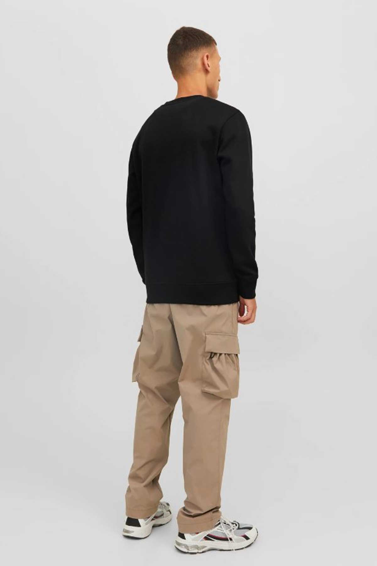 Jack & Jones Jcodust Erkek Sweatshirt 12240211 Siyah