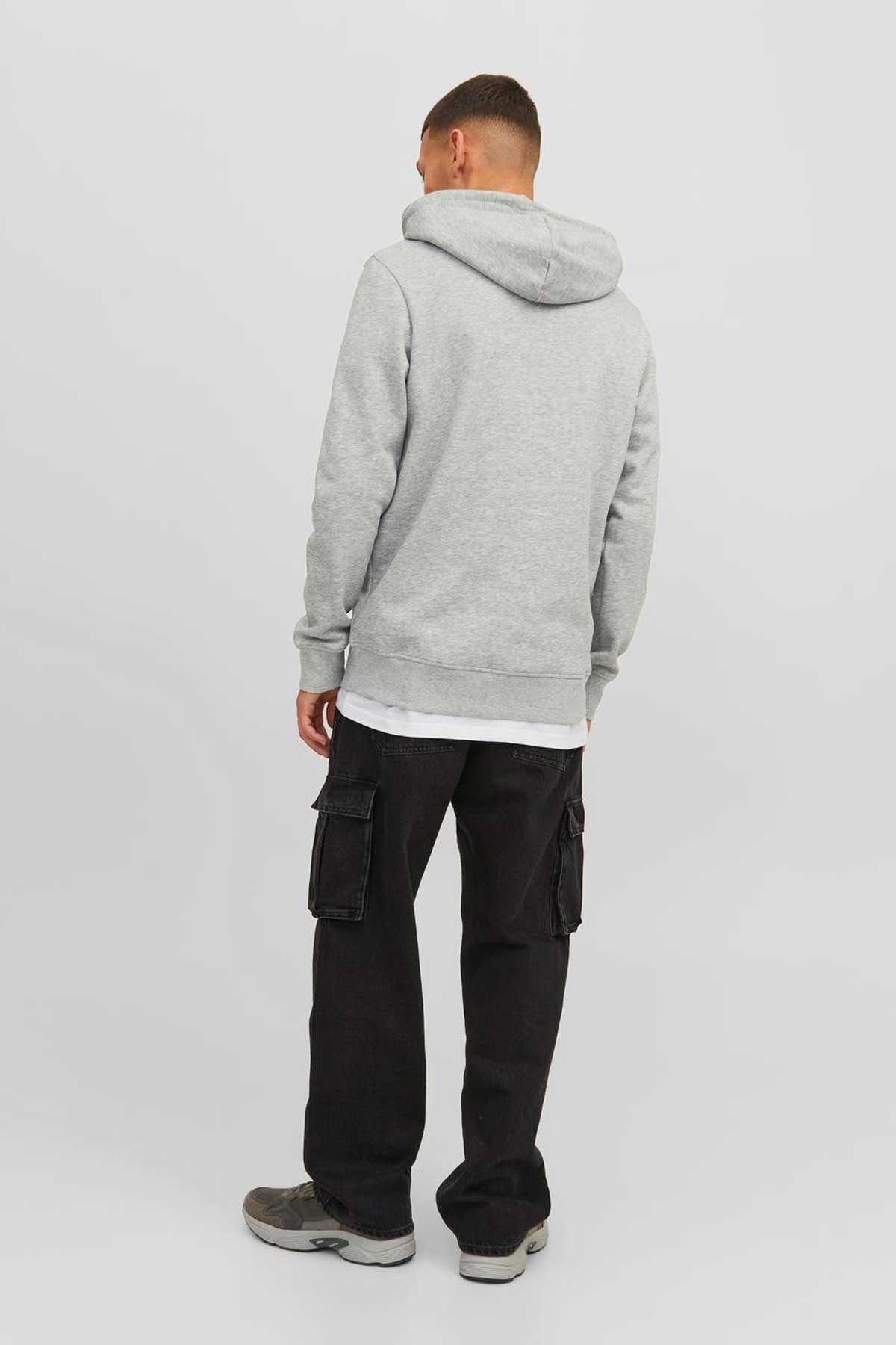 Jack & Jones Jcodust Erkek Sweatshirt 12240214 Gri