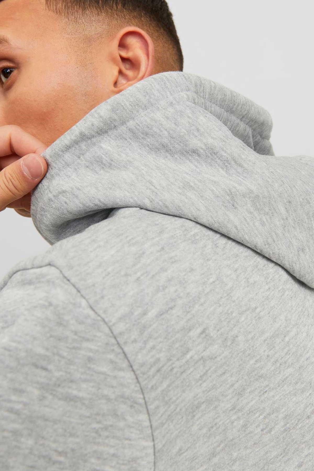 Jack & Jones Jcodust Erkek Sweatshirt 12240214 Gri