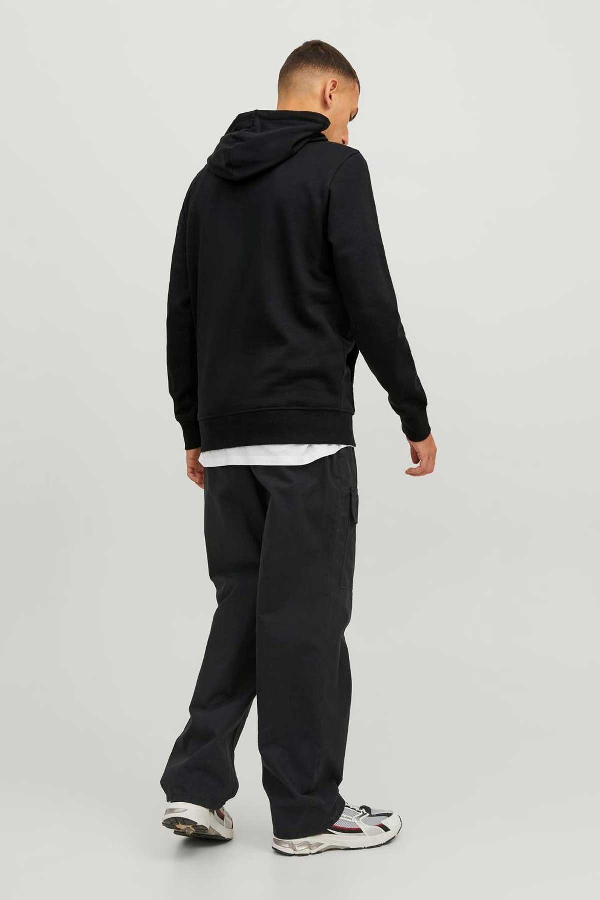 Jack & Jones Jcodust Erkek Sweatshirt 12240214 Siyah