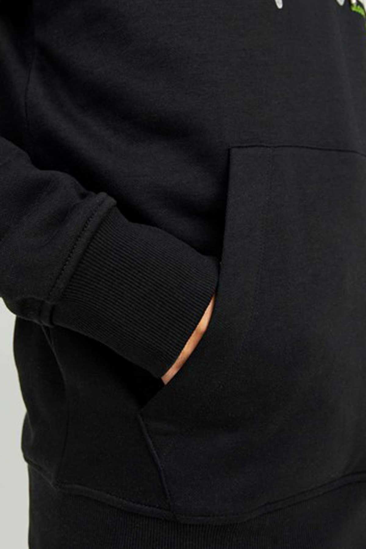 Jack & Jones Jcodust Erkek Sweatshirt 12240214 Siyah