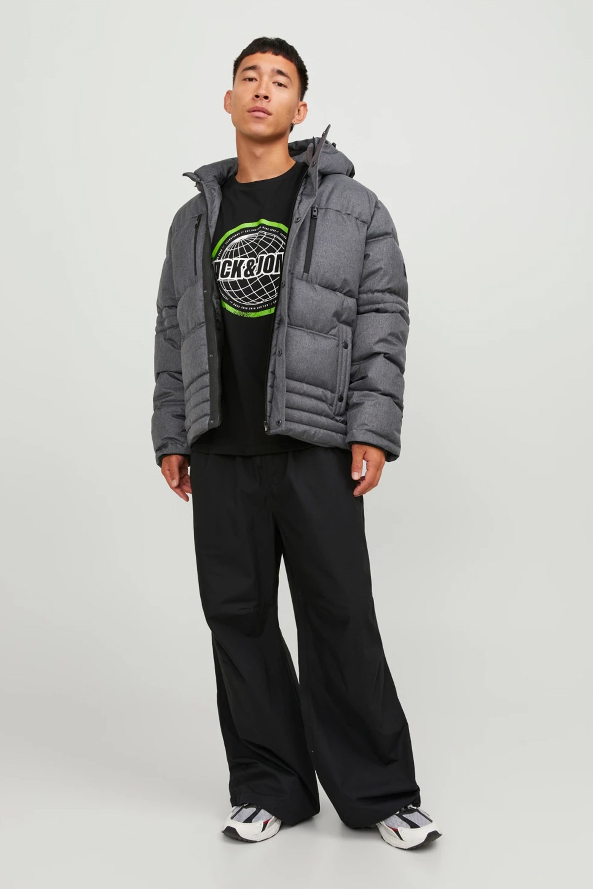 Jack & Jones Erkek Mont 12241174 Gri