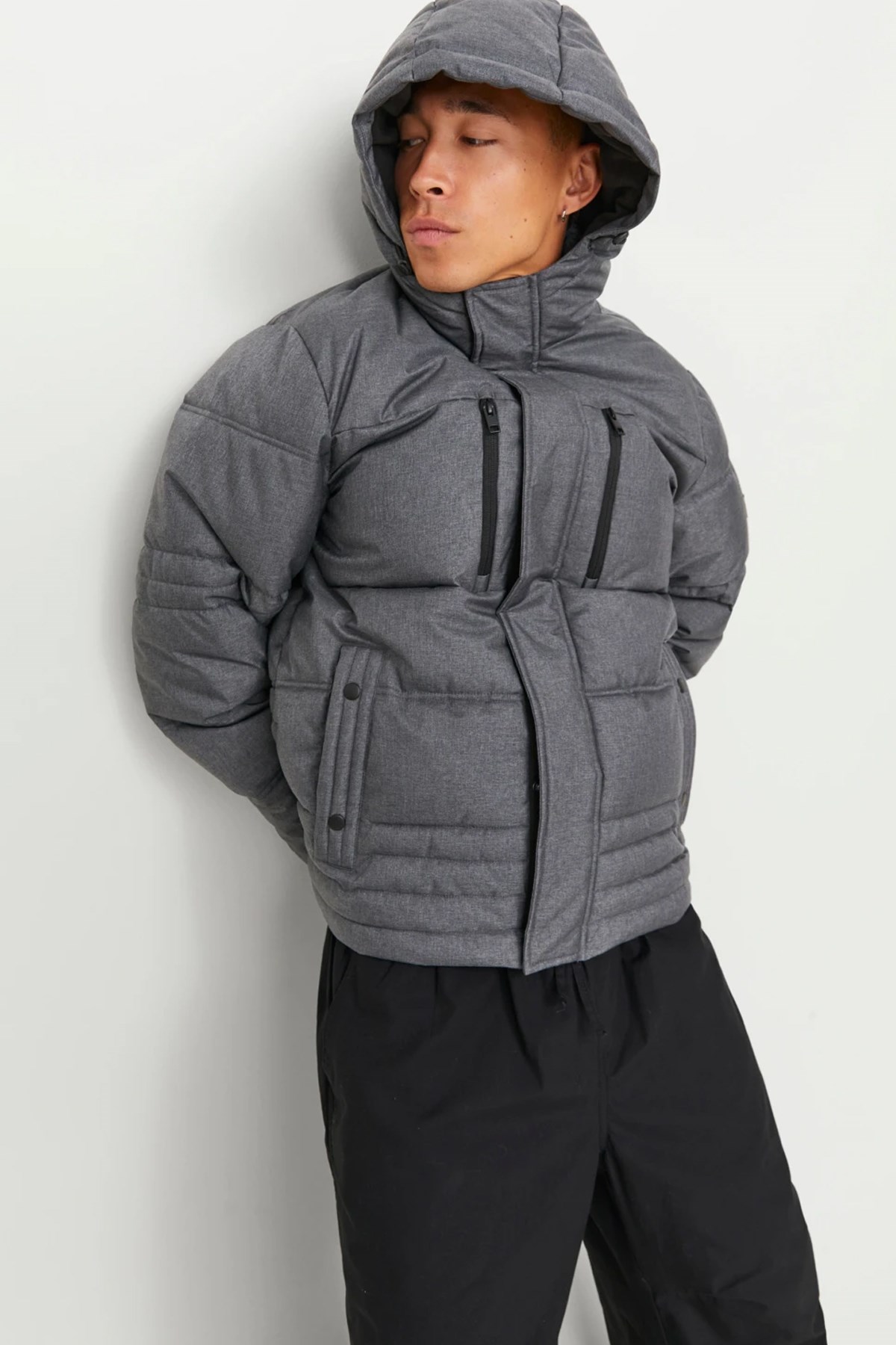 Jack & Jones Erkek Mont 12241174 Gri