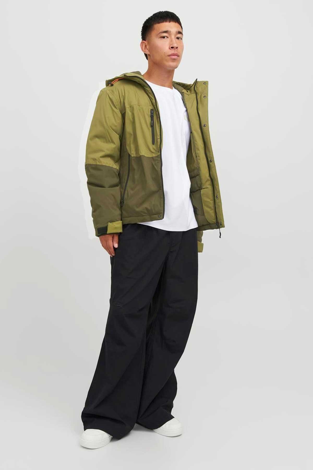 Jack & Jones Jcoalpine Erkek Mont 12241637 Haki