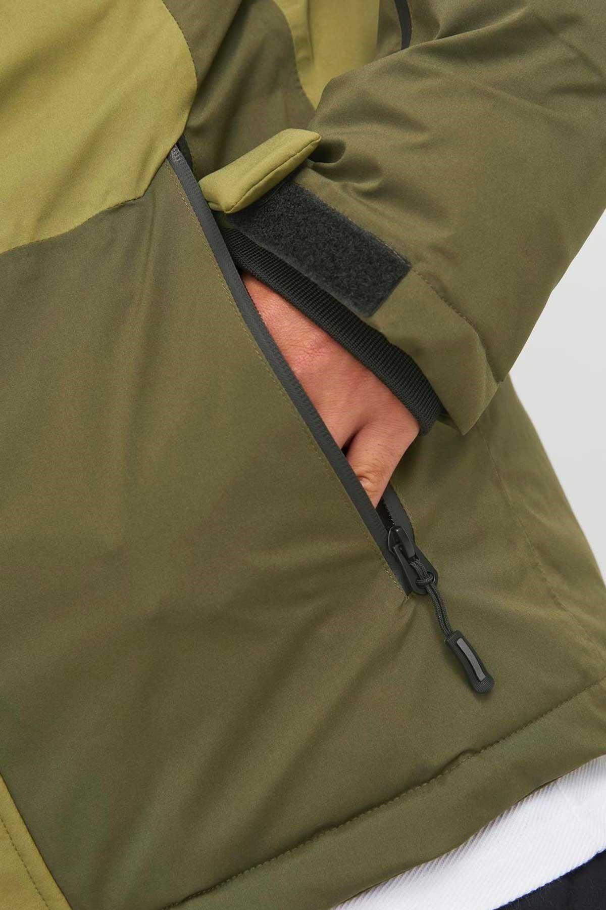 Jack & Jones Jcoalpine Erkek Mont 12241637 Haki