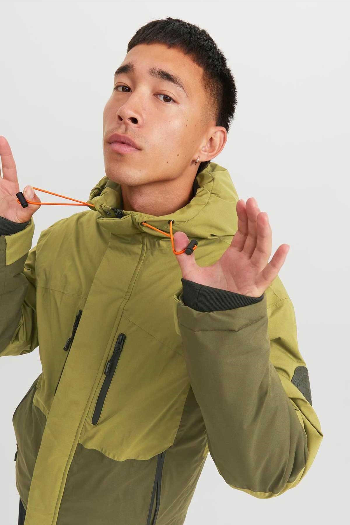 Jack & Jones Jcoalpine Erkek Mont 12241637 Haki