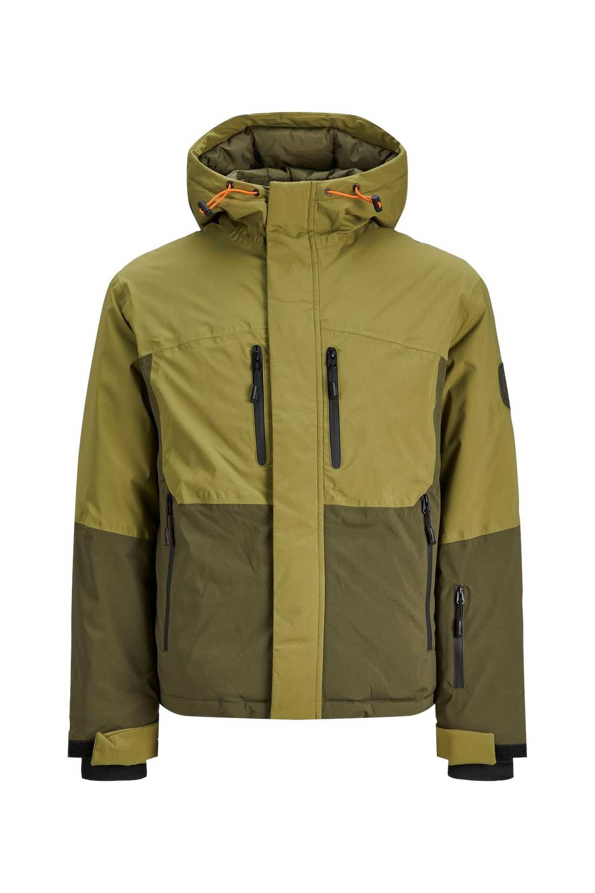 Jack & Jones Jcoalpine Erkek Mont 12241637 Haki