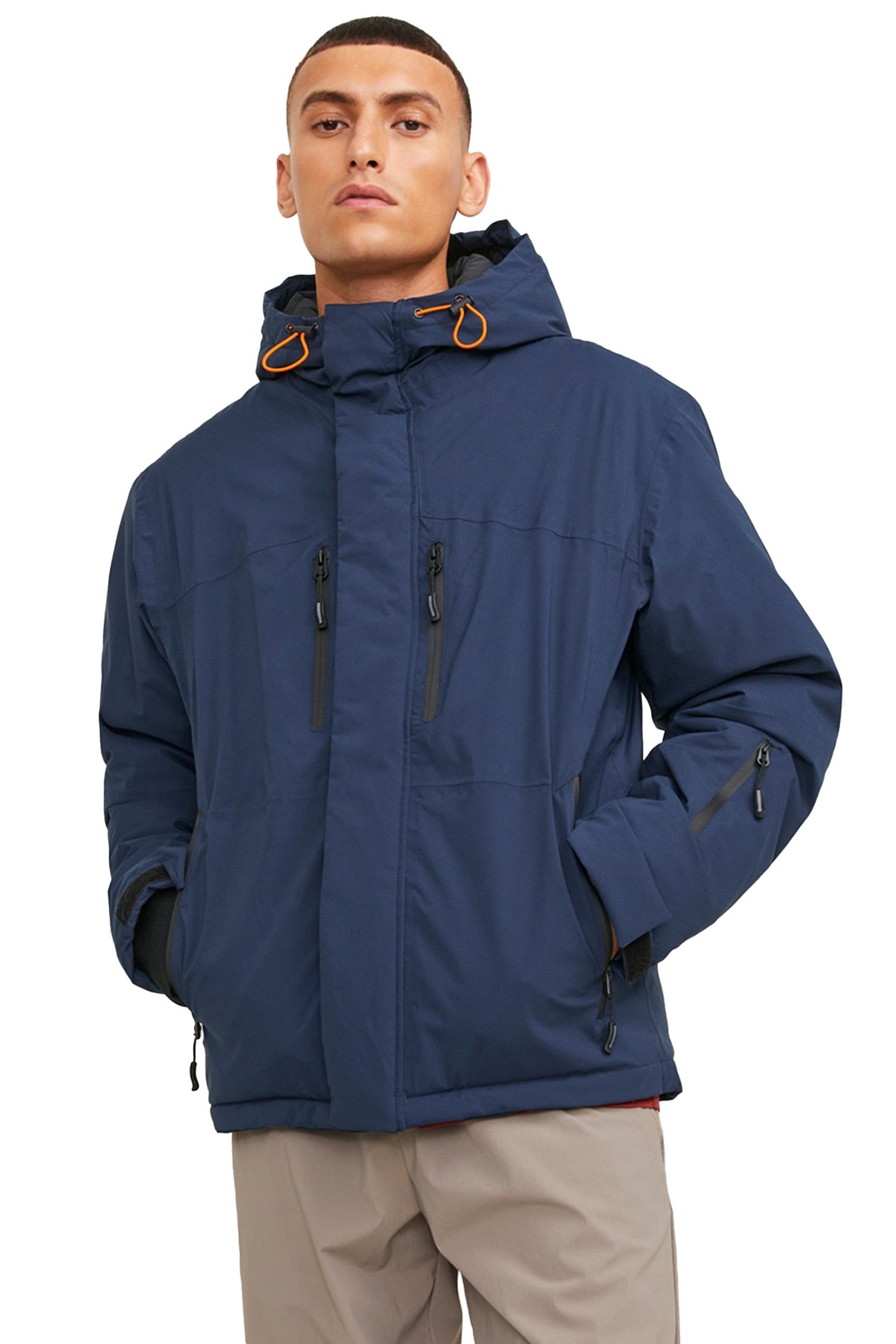 Jack & Jones Jcoalpine Erkek Mont 12241637 Lacivert