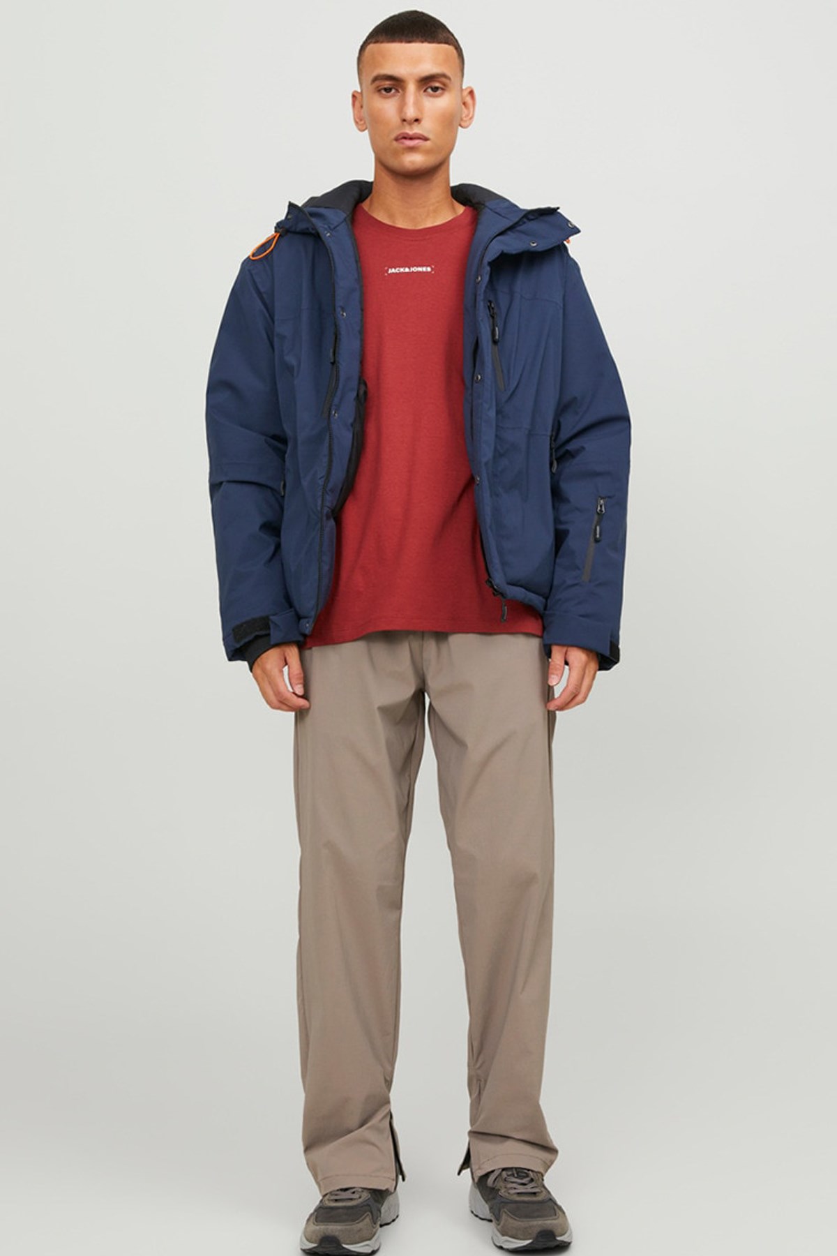 Jack & Jones Jcoalpine Erkek Mont 12241637 Lacivert