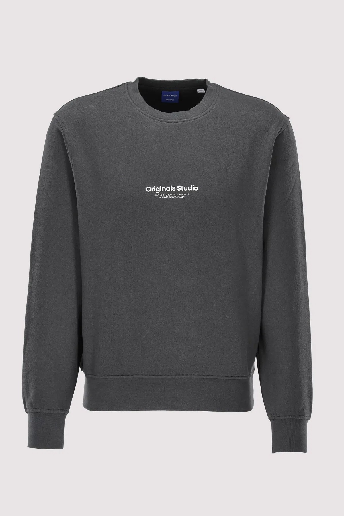 Jack & Jones Jorvesterbro Erkek Sweatshirt 12241694 Antrasit