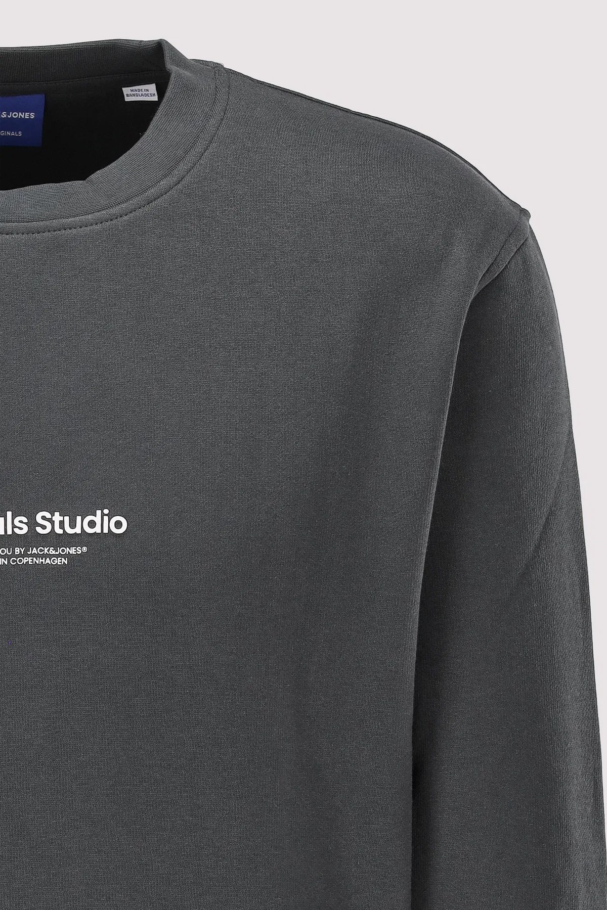 Jack & Jones Jorvesterbro Erkek Sweatshirt 12241694 Antrasit