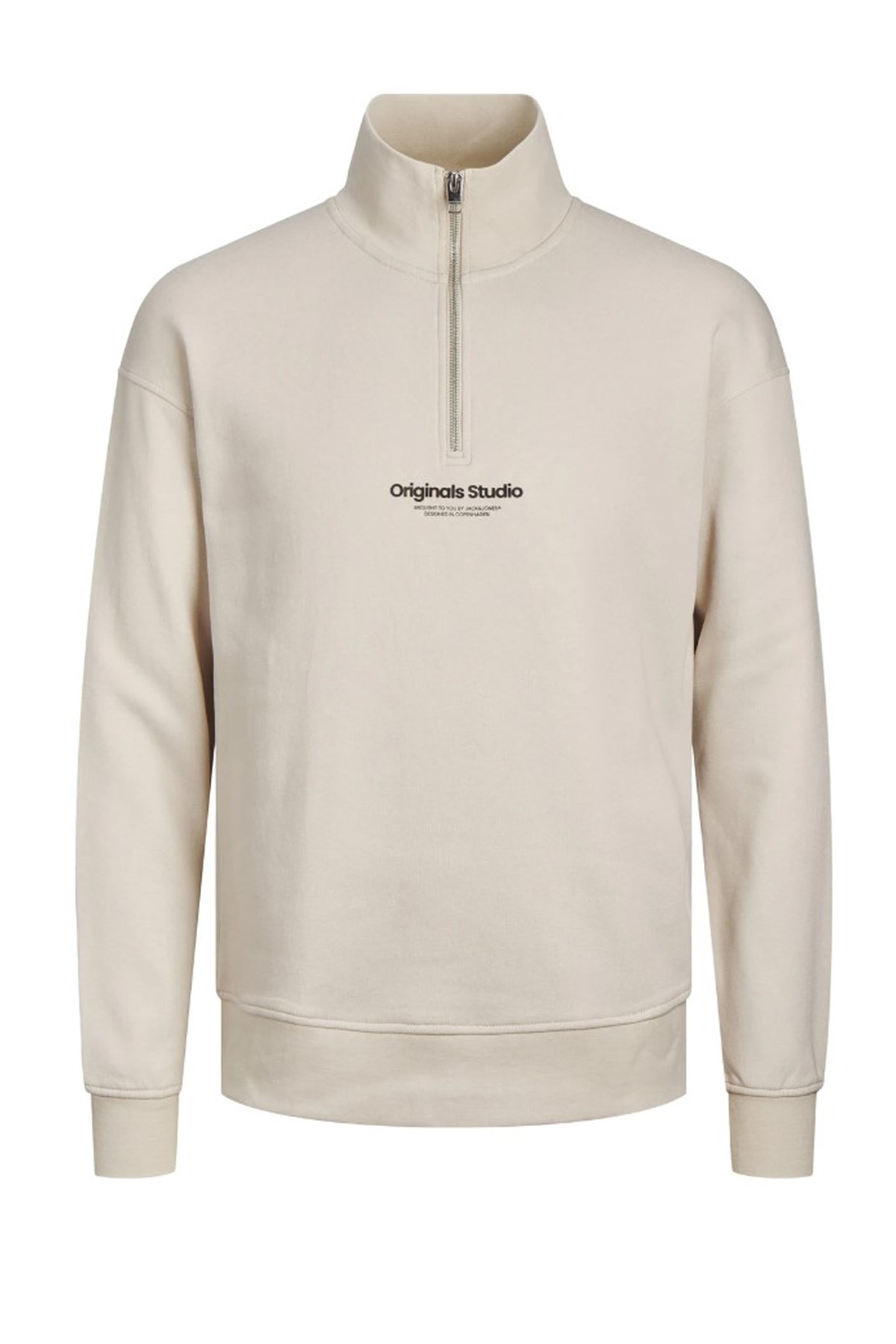 Jack & Jones Jorvesterbro Erkek Sweatshirt 12241777 Bej