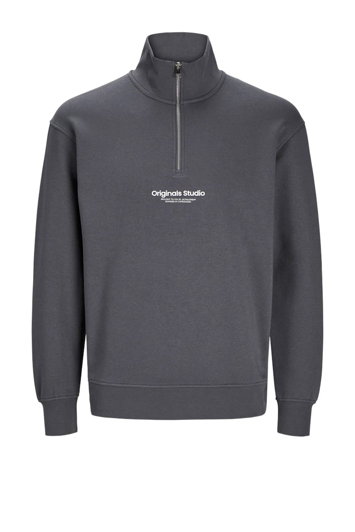 Jack & Jones Jorvesterbro Erkek Sweatshirt 12241777 Gri