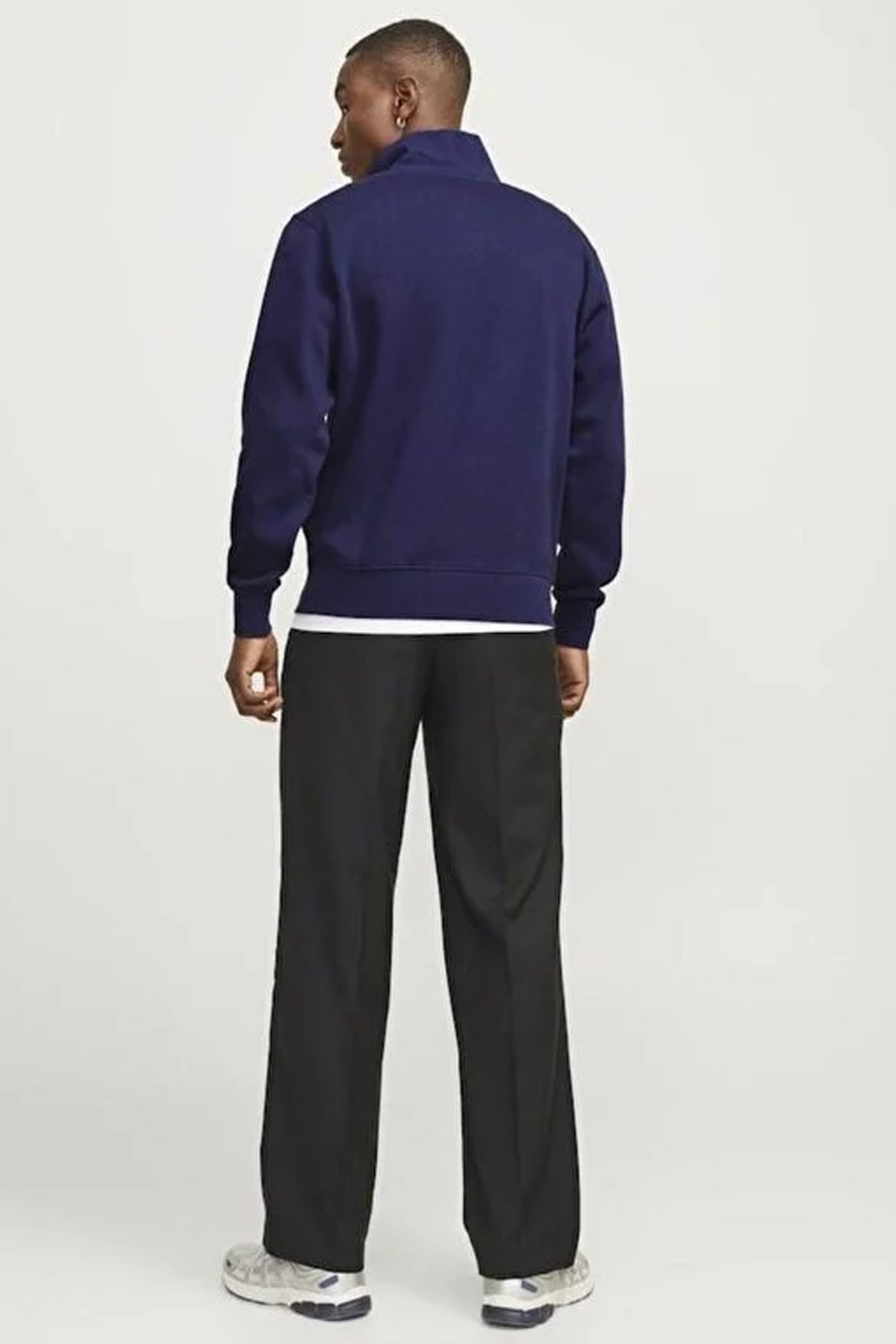 Jack & Jones Jorvesterbro Erkek Sweatshirt 12241777 Lacivert