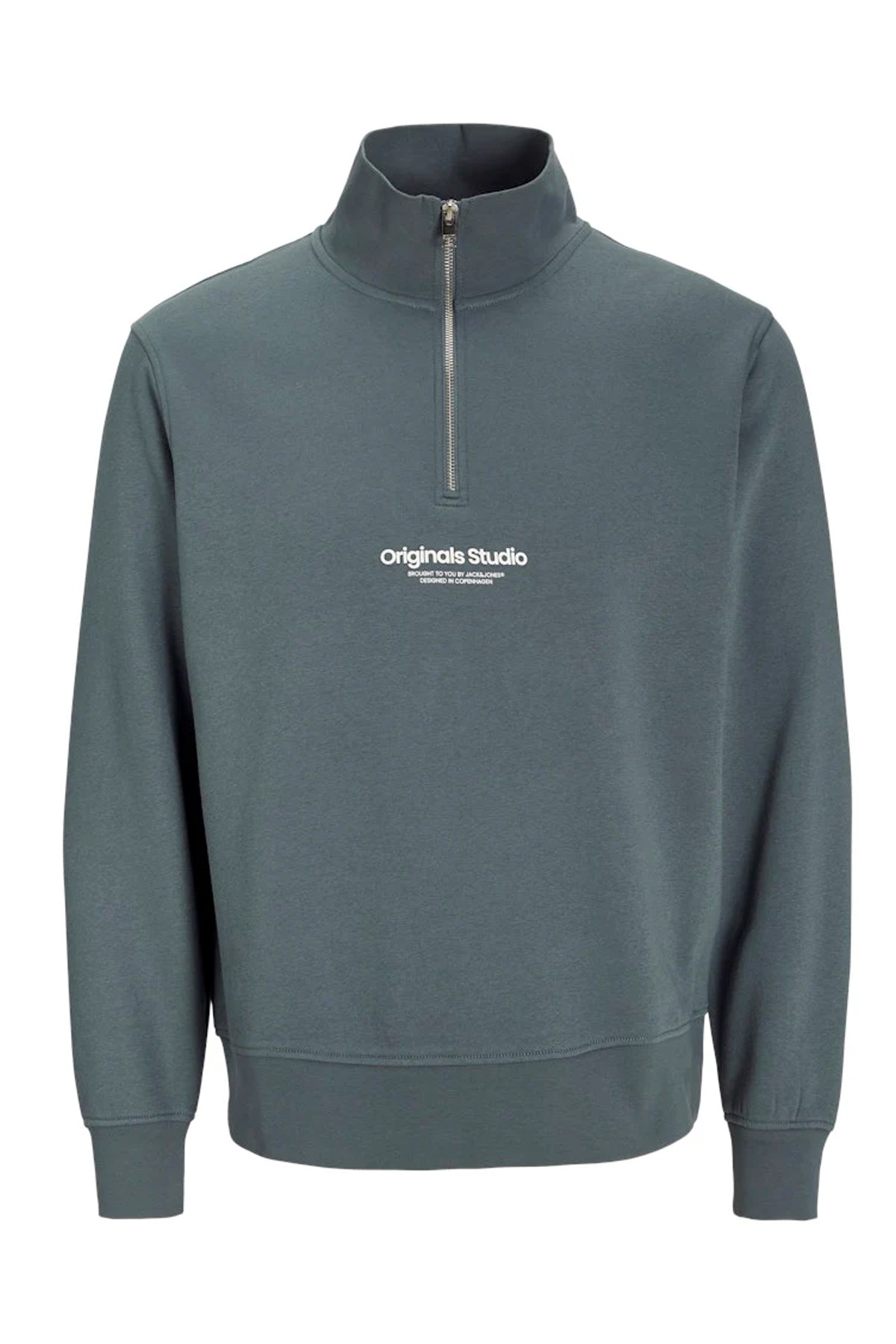 Jack & Jones Jorvesterbro Erkek Sweatshirt 12241777 Mavi