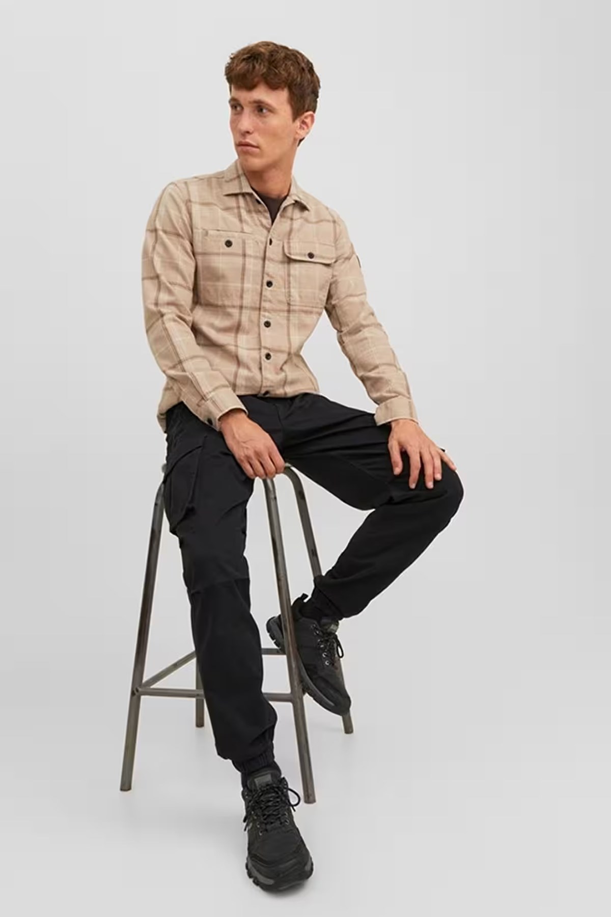 Jack & Jones Erkek Jpstkane Pantolon 12242264 Siyah
