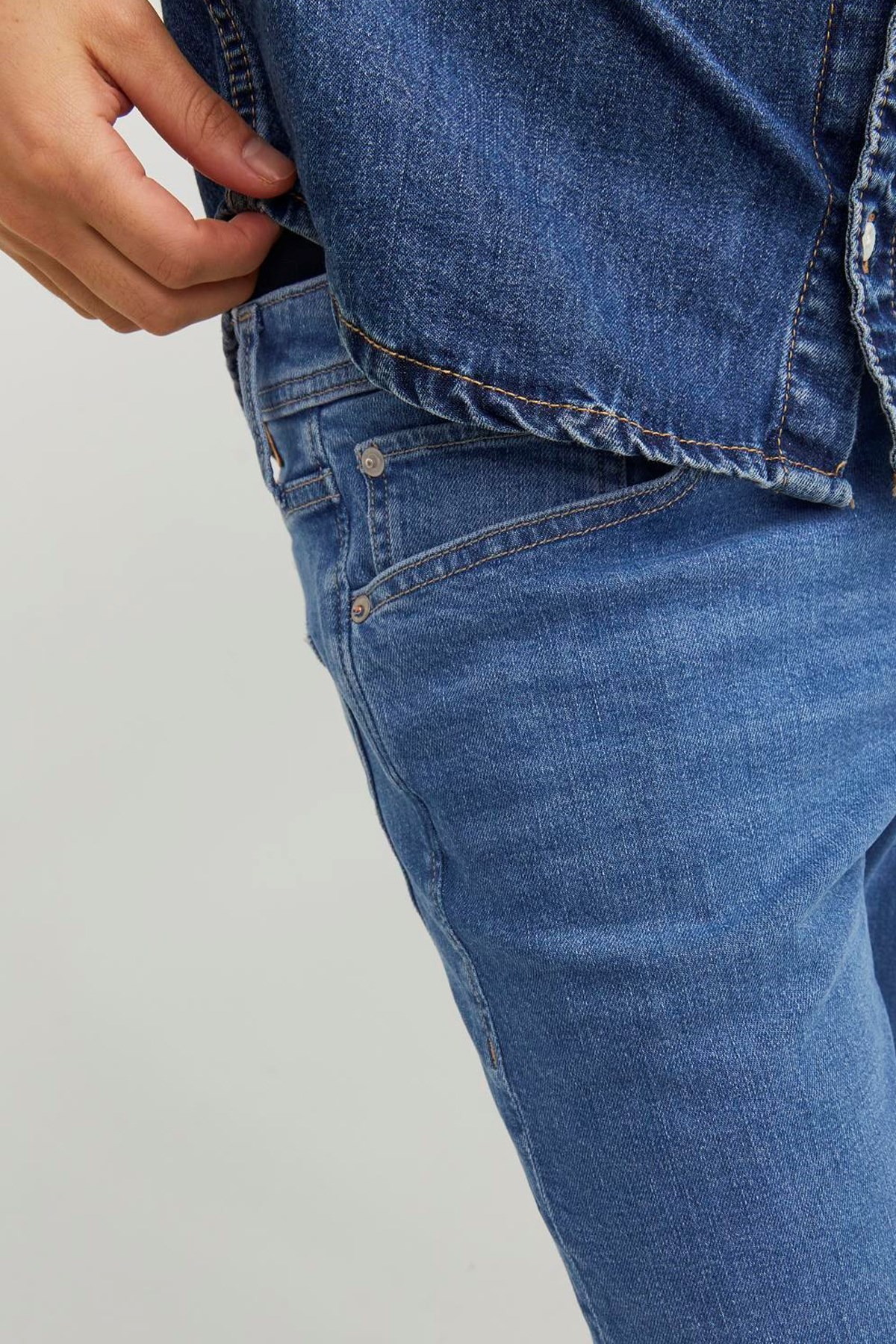 Jack & Jones Erkek Jeans 12242320 Mavi