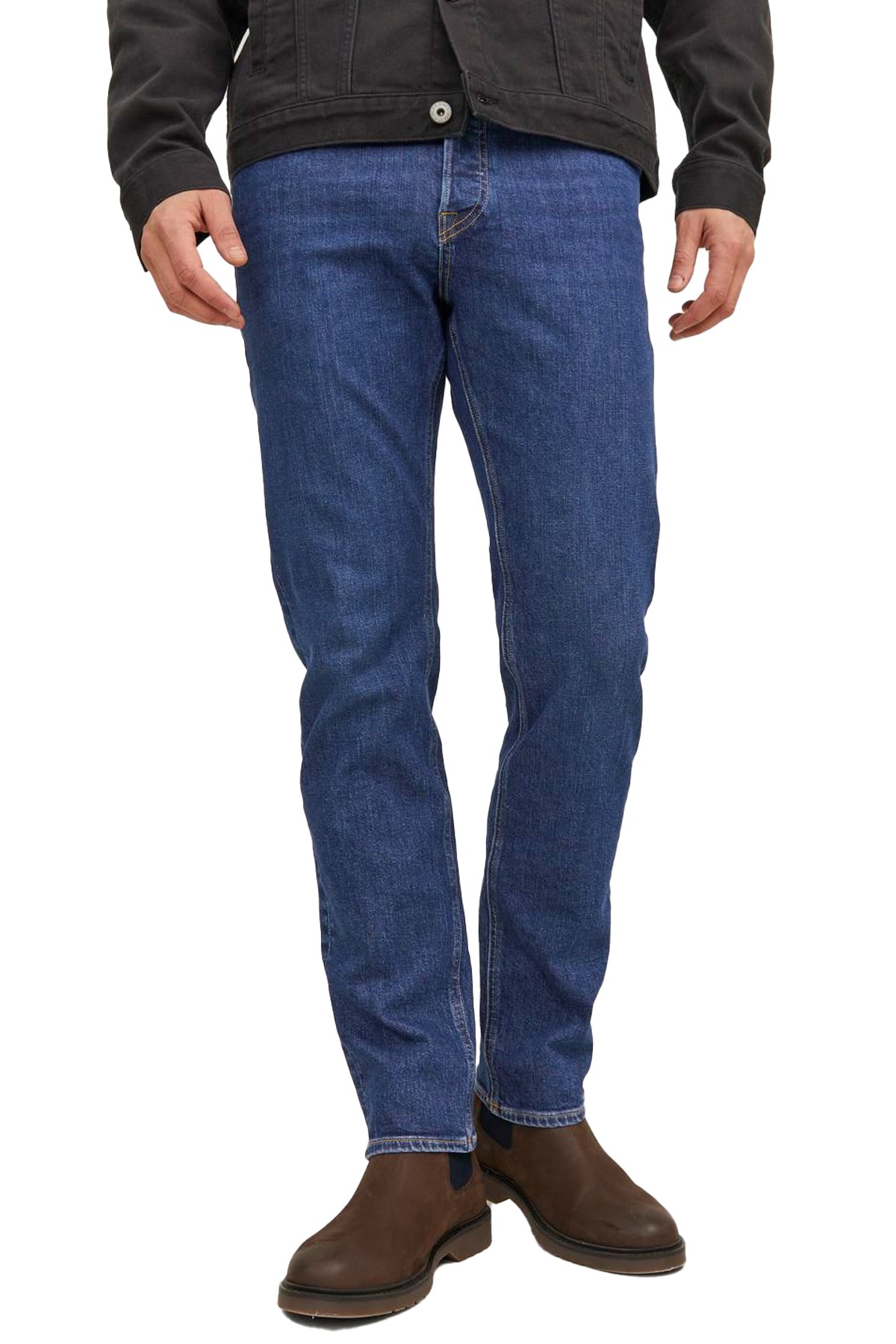 Jack & Jones Erkek Jeans 12242324 Mavi