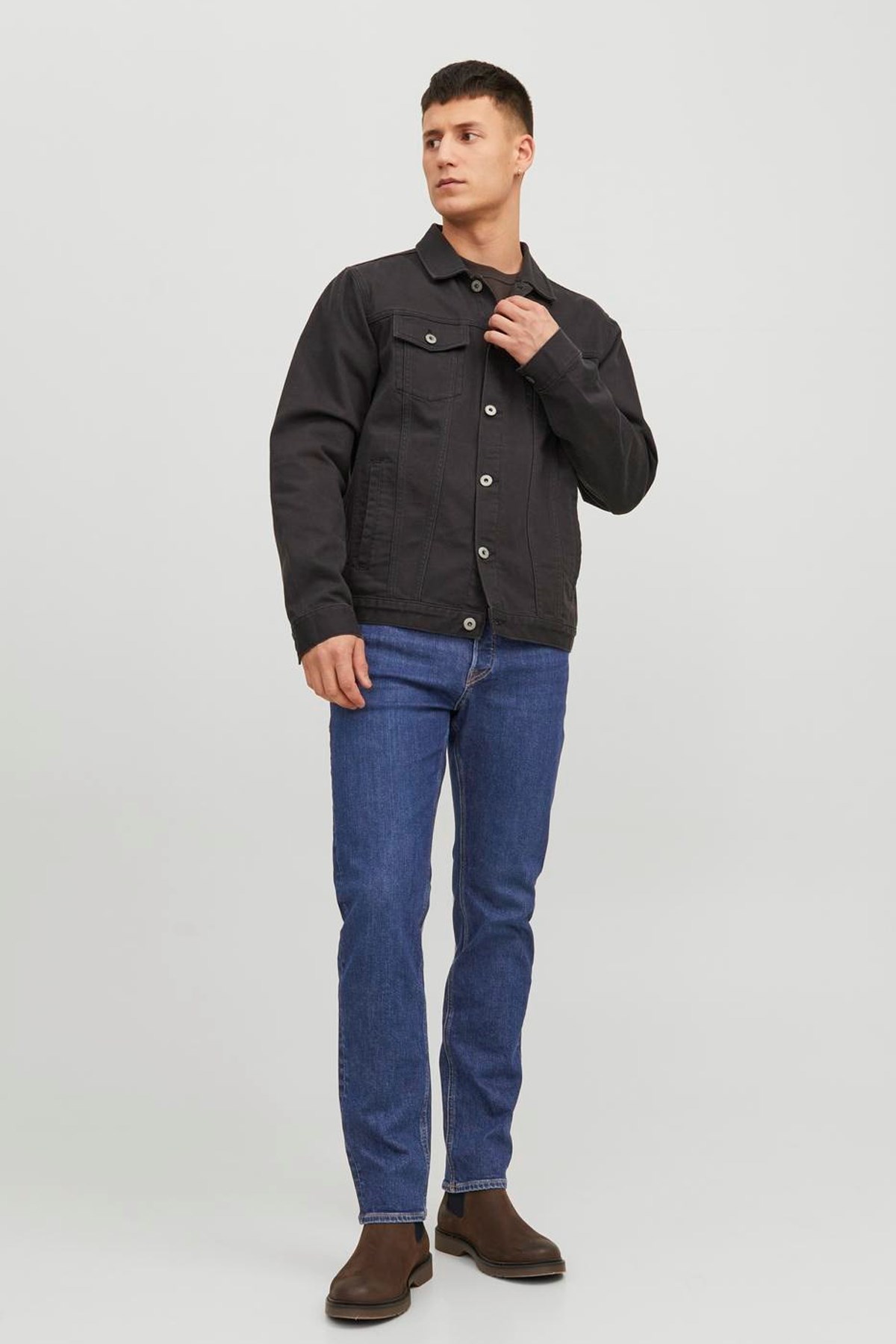 Jack & Jones Erkek Jeans 12242324 Mavi