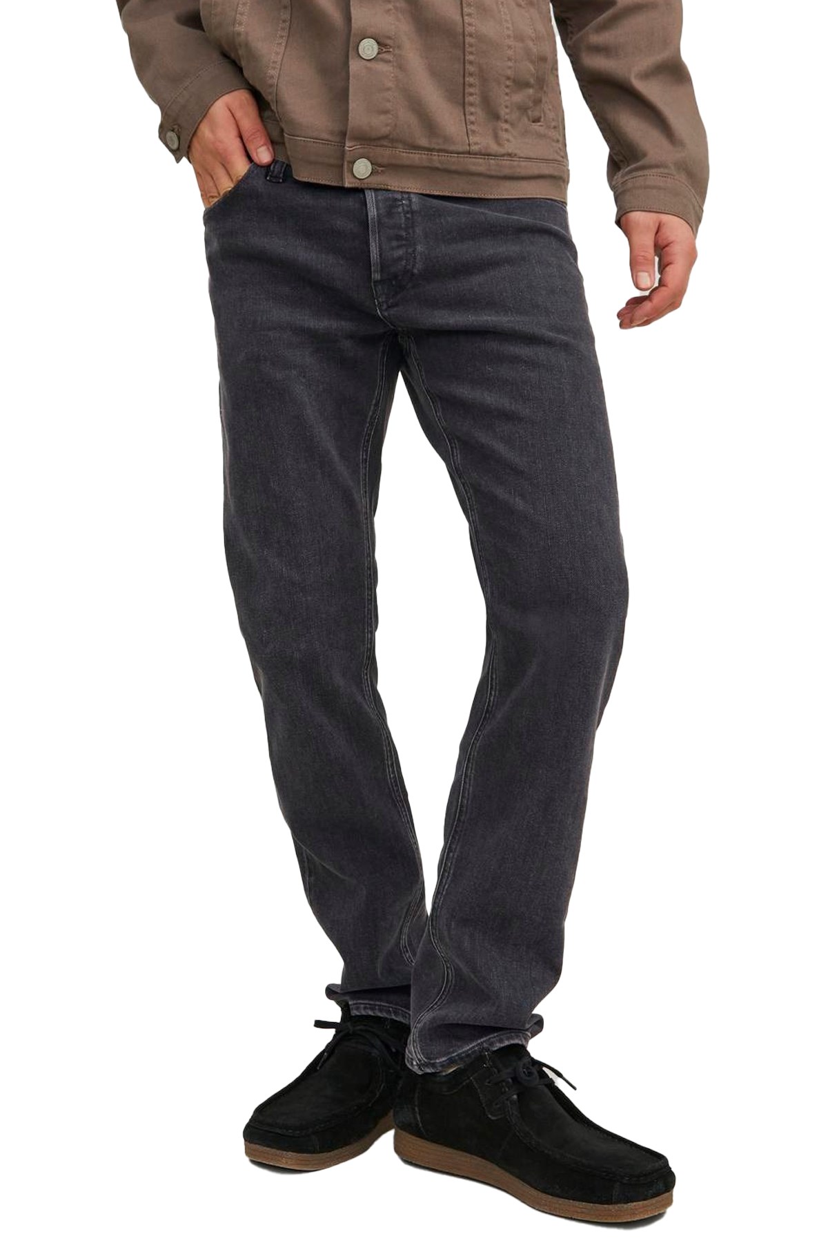 Jack & Jones Erkek Jeans 12242326 Siyah