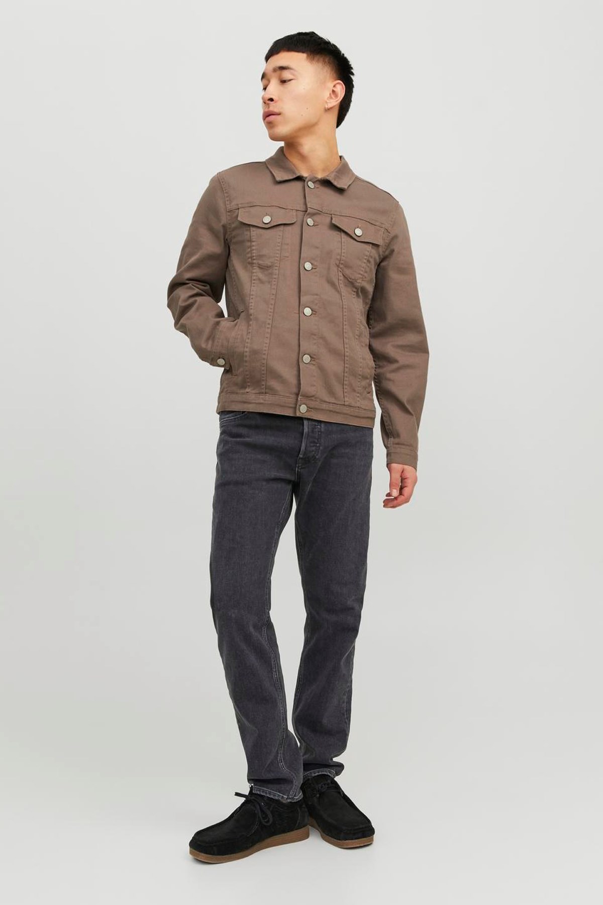 Jack & Jones Erkek Jeans 12242326 Siyah