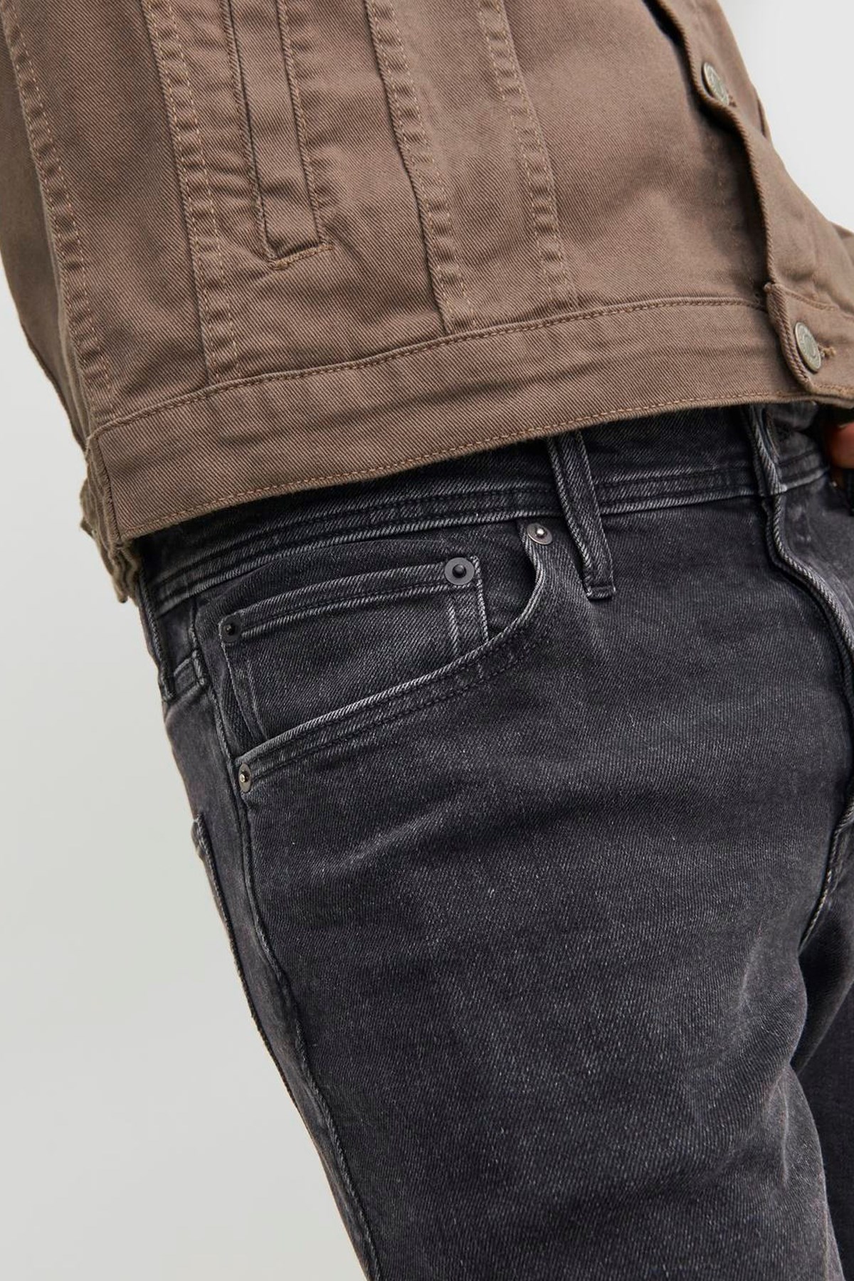 Jack & Jones Erkek Jeans 12242326 Siyah