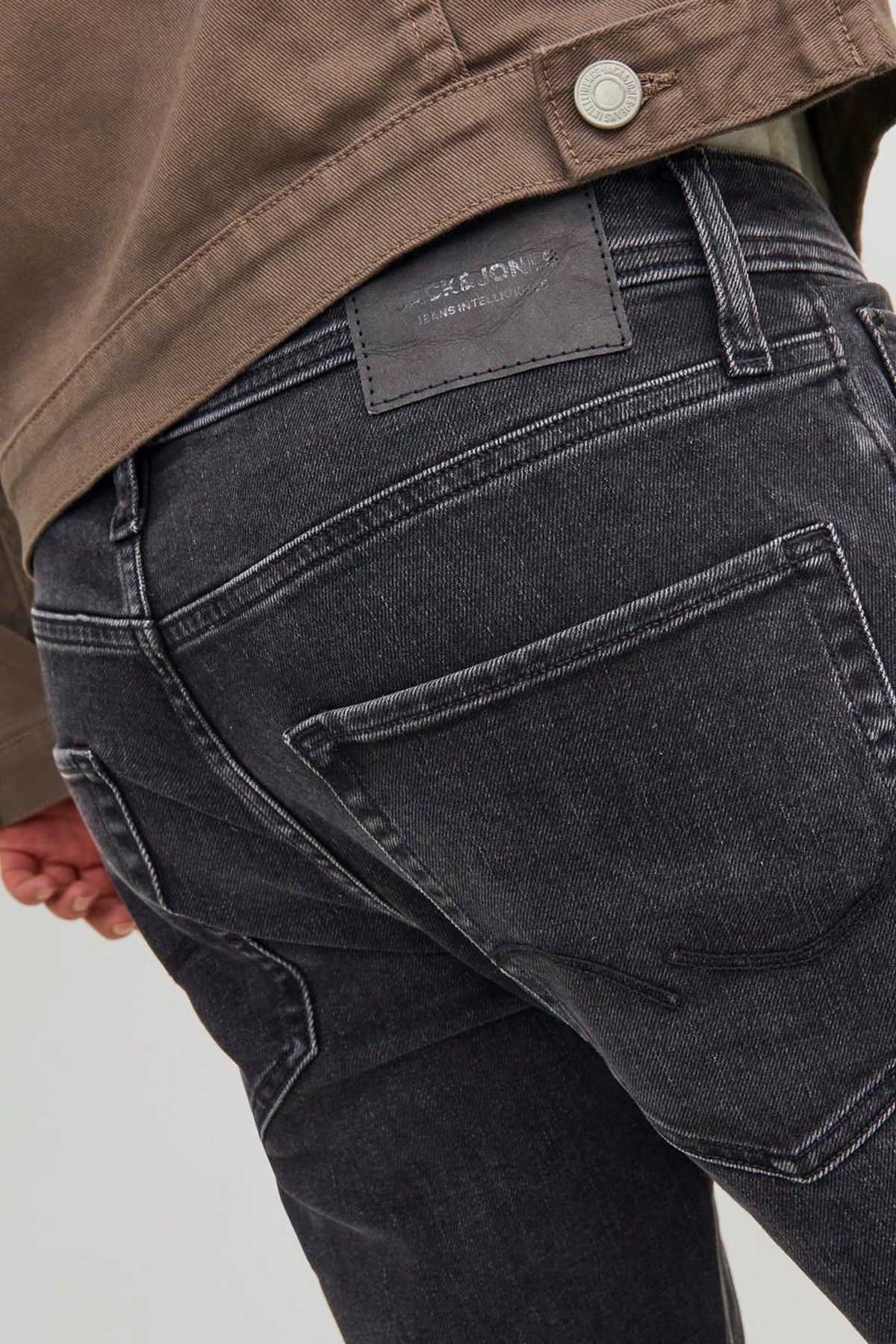 Jack & Jones Erkek Jeans 12242326 Siyah