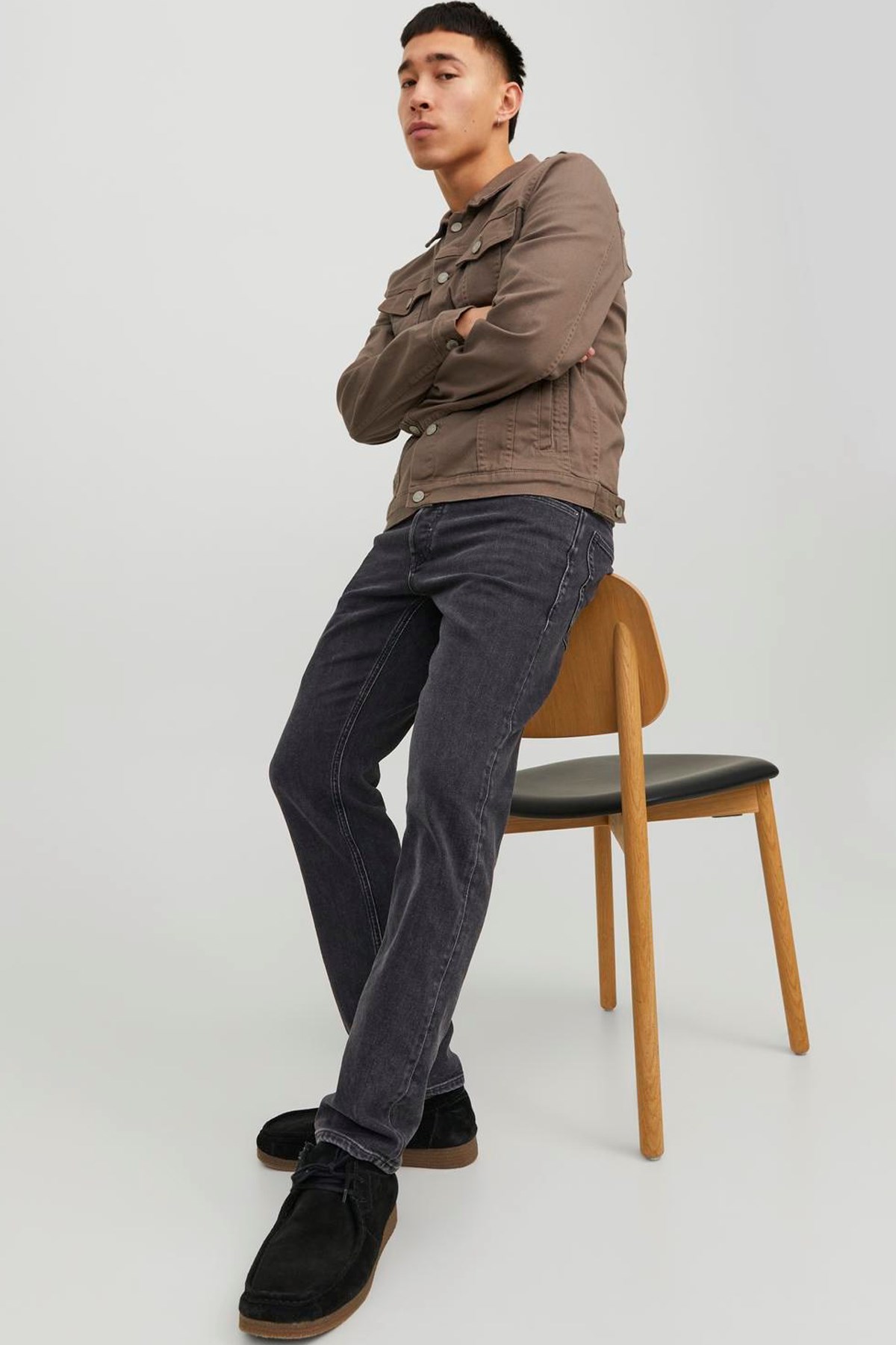 Jack & Jones Erkek Jeans 12242326 Siyah