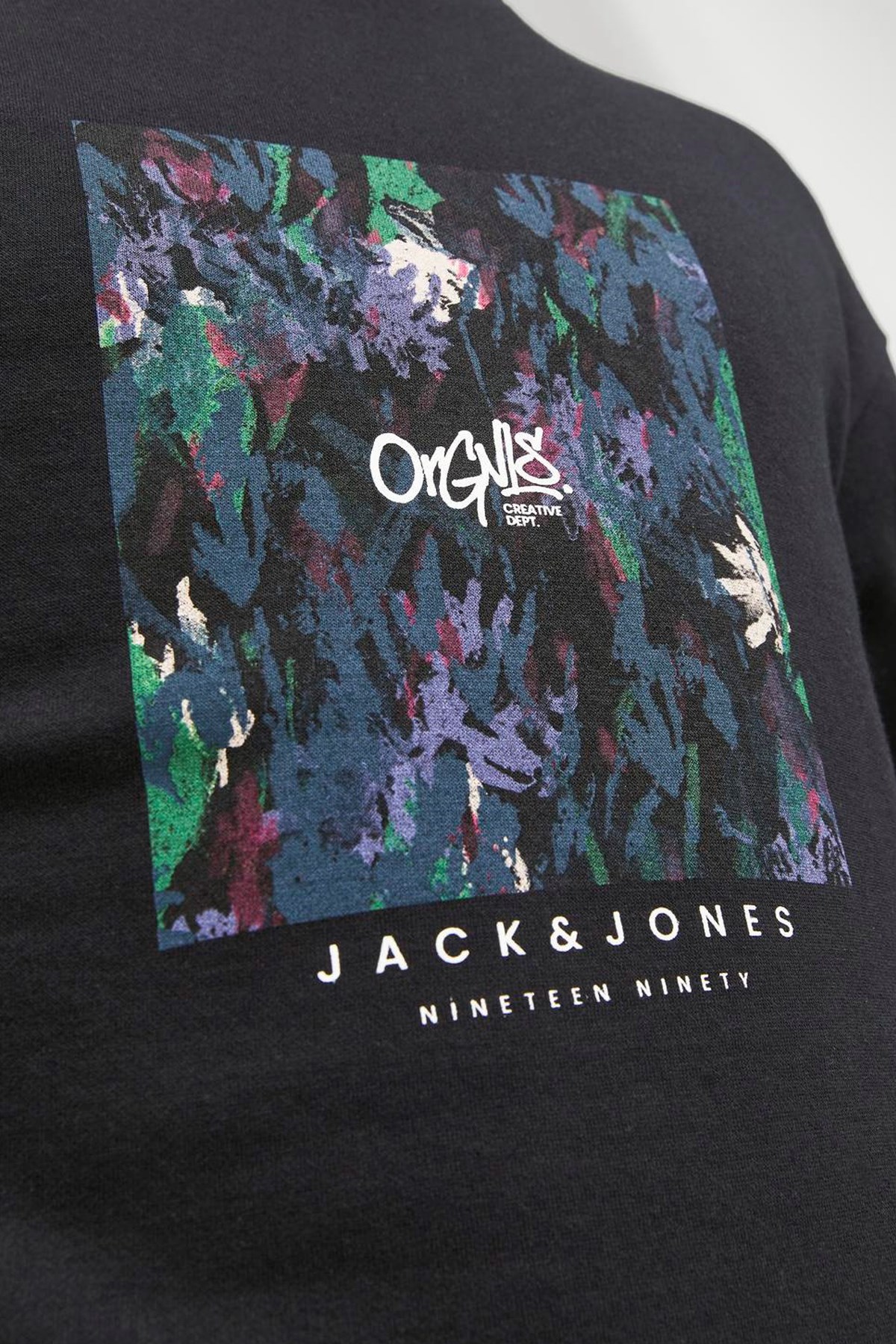 Jack & Jones Jorsilverlake Erkek Sweatshirt 12242366 Siyah