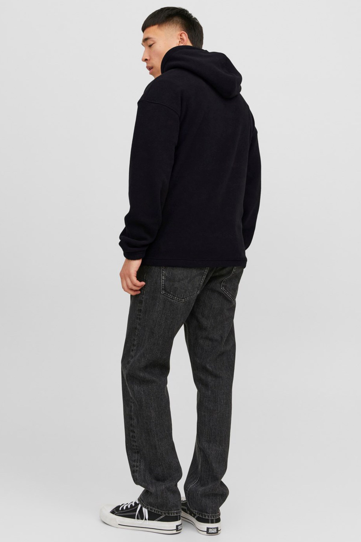 Jack & Jones Jorsilverlake Erkek Sweatshirt 12242470 Siyah