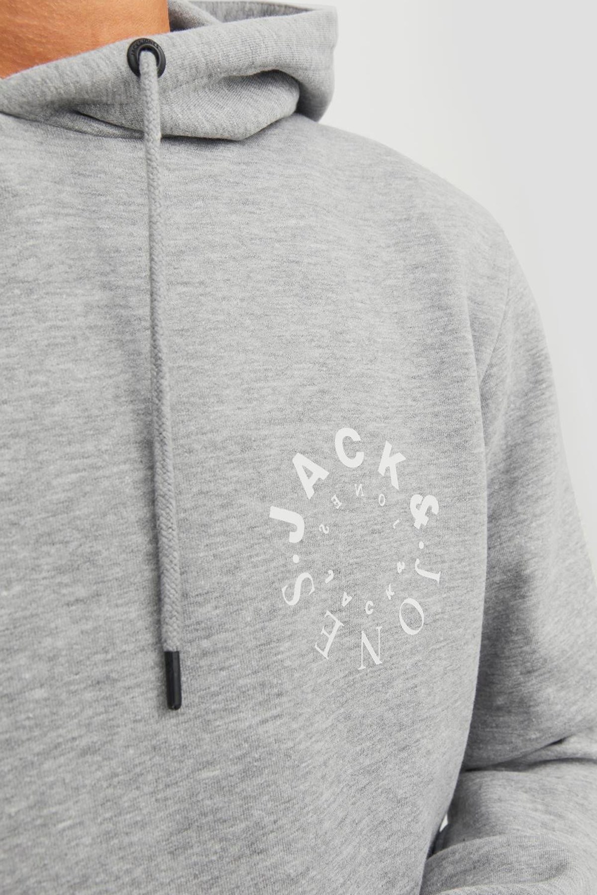 Jack & Jones Jjwarrior Erkek Sweatshirt 12242543 Gri