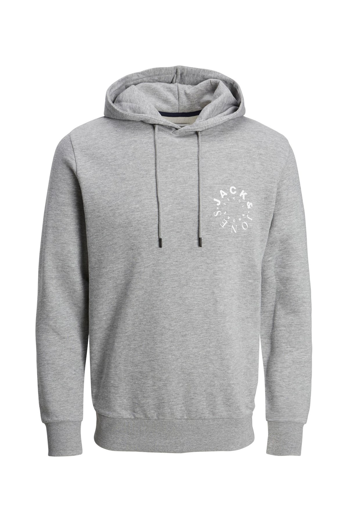 Jack & Jones Jjwarrior Erkek Sweatshirt 12242543 Gri