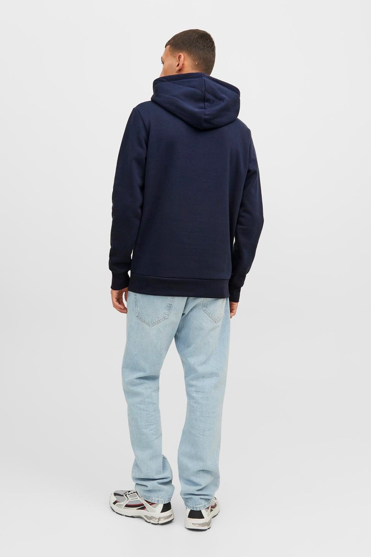 Jack & Jones Jjwarrior Erkek Sweatshirt 12242543 Lacivert