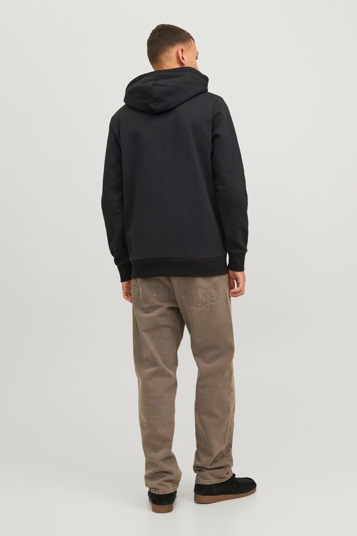 Jack & Jones Jjwarrior Erkek Sweatshirt 12242543 Siyah