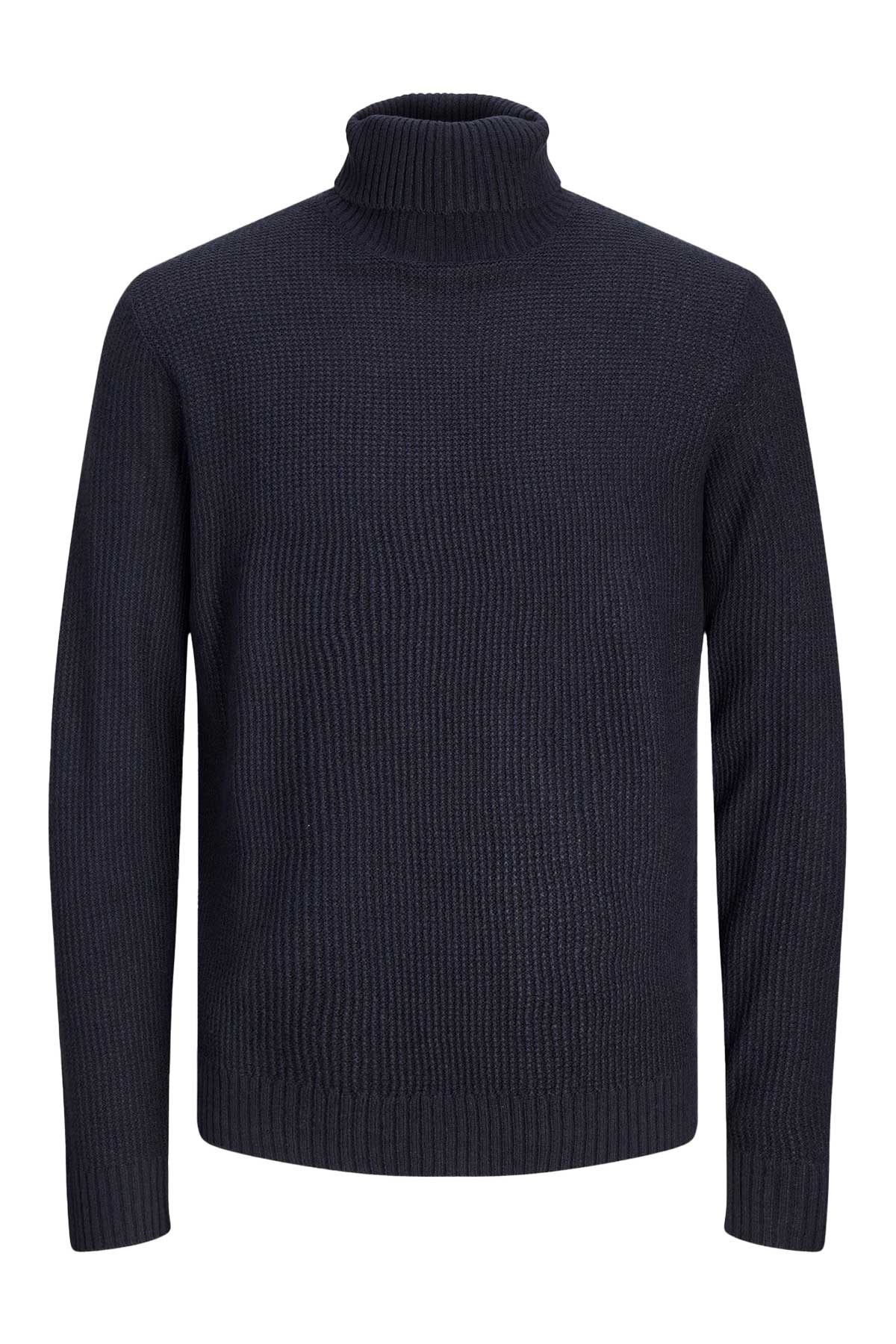 Jack & Jones Jorkyle Knit Erkek Kazak 12243119 Lacivert