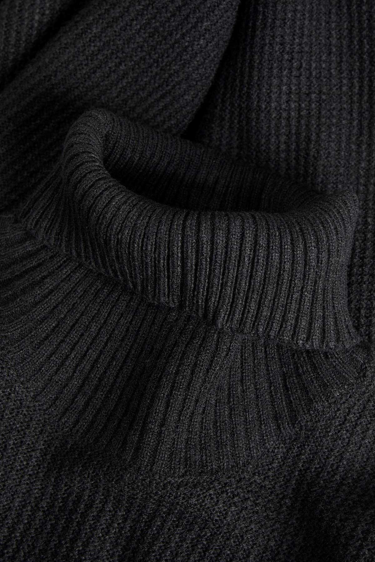 Jack & Jones Jorkyle Knit Erkek Kazak 12243119 Siyah