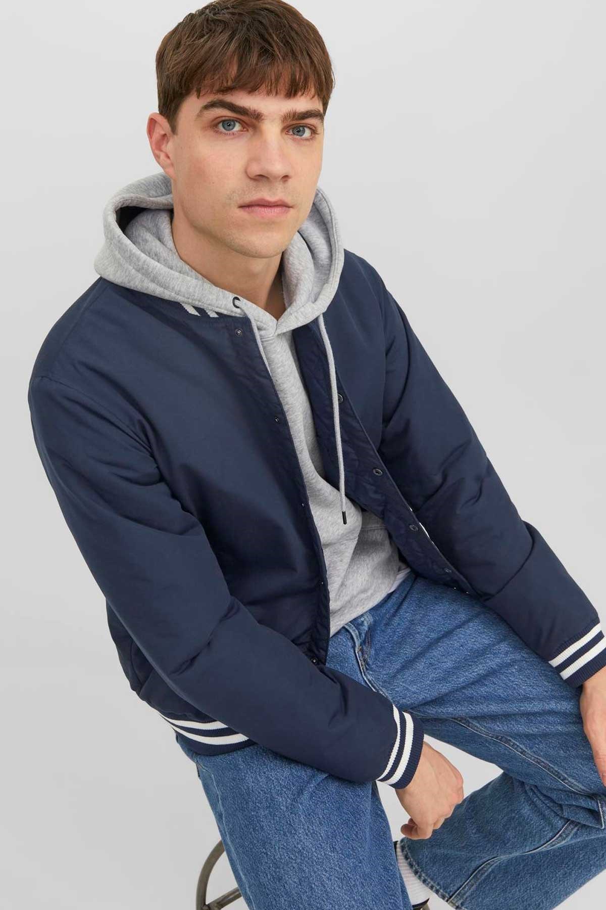 Jack & Jones Jjwarrior Erkek Ceket 12243232 Lacivert
