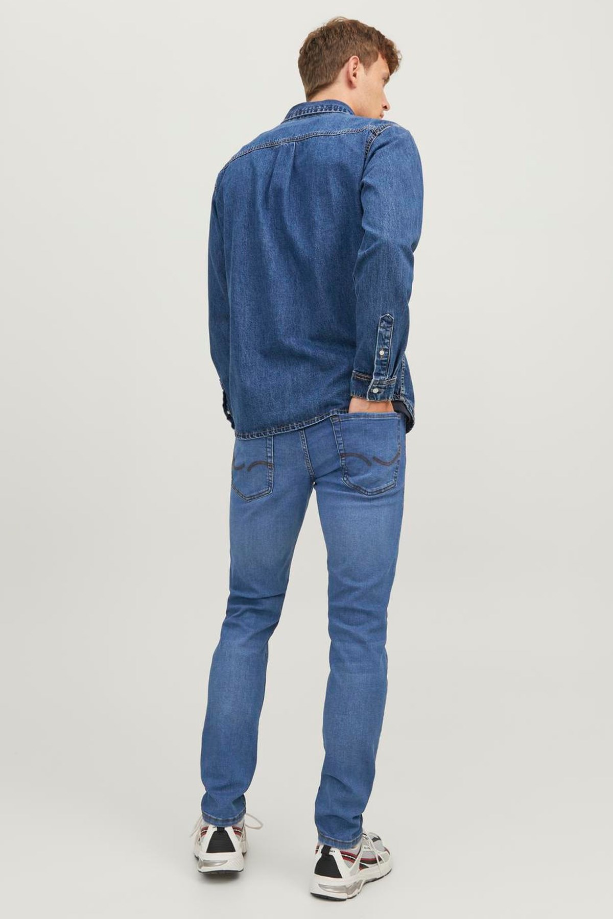Jack & Jones Glenn Original Slim Fit Erkek Jeans 12243592 Mavi