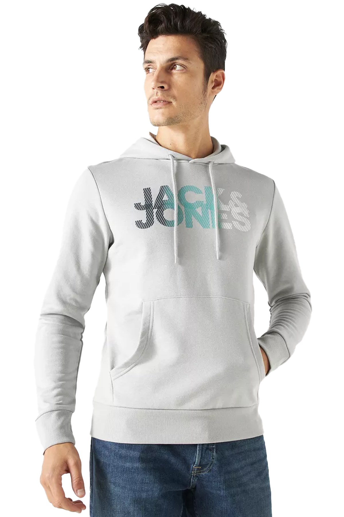 Jack & Jones Jcoshady Erkek Sweatshirt 12243927 Taş