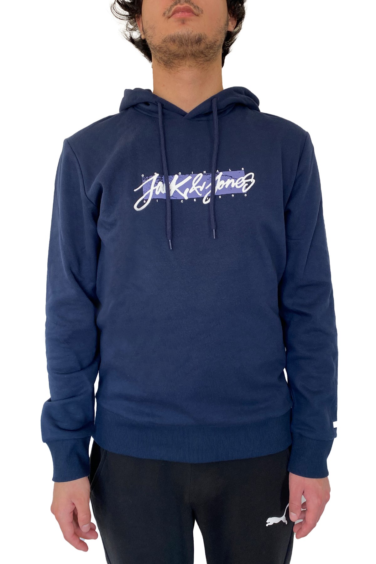 Jack & Jones Jorsergey Erkek Sweatshirt 12244218 Lacivert