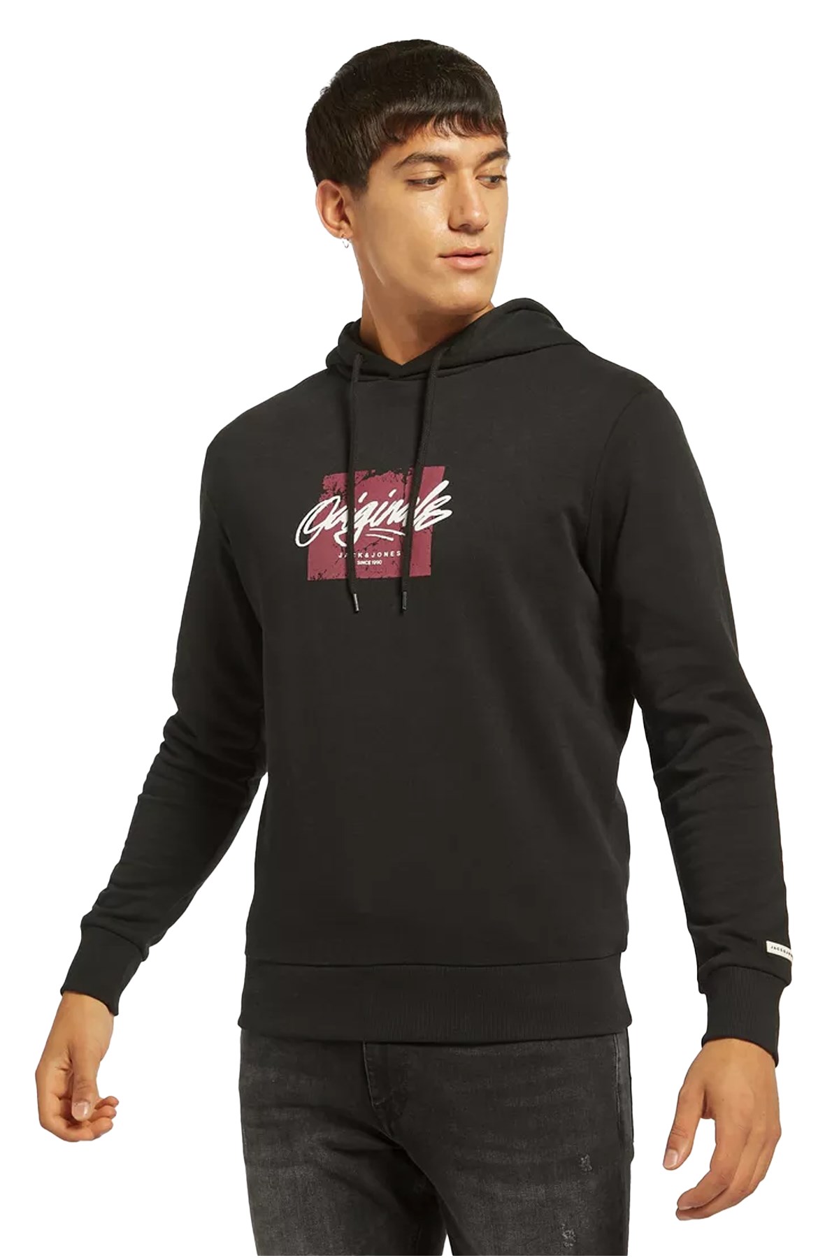 Jack & Jones Jorsergey Erkek Sweatshirt 12244218 Siyah