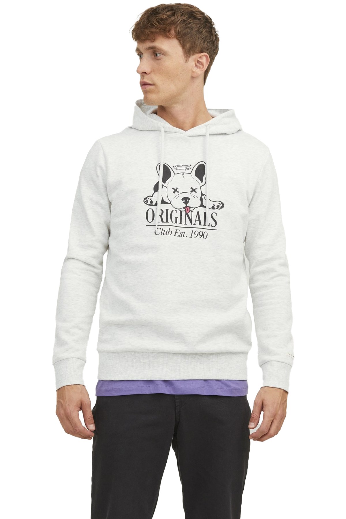 Jack & Jones Jorbeware Erkek Sweatshirt 12244219 Gri